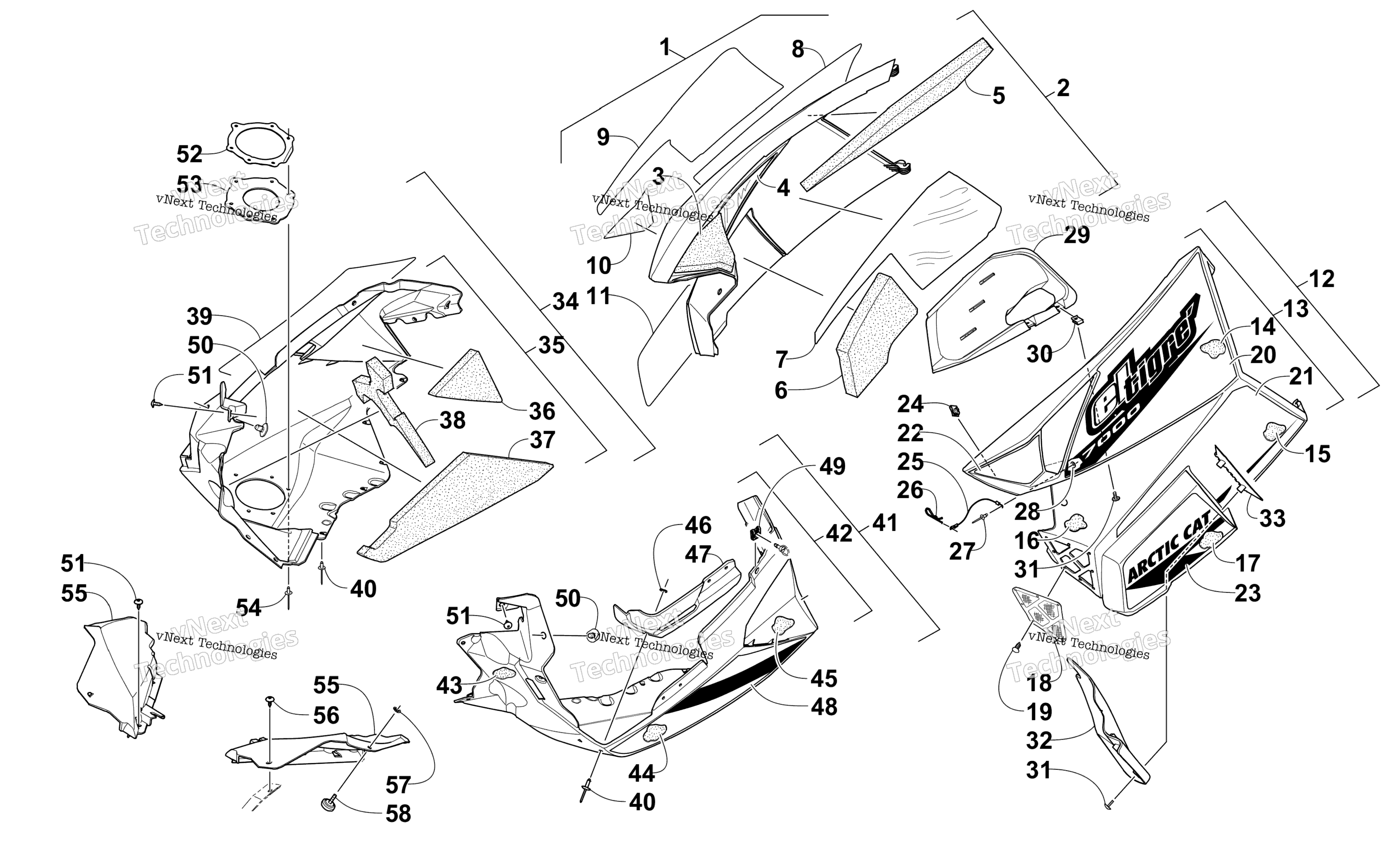 Skid Plate и Side панель узел