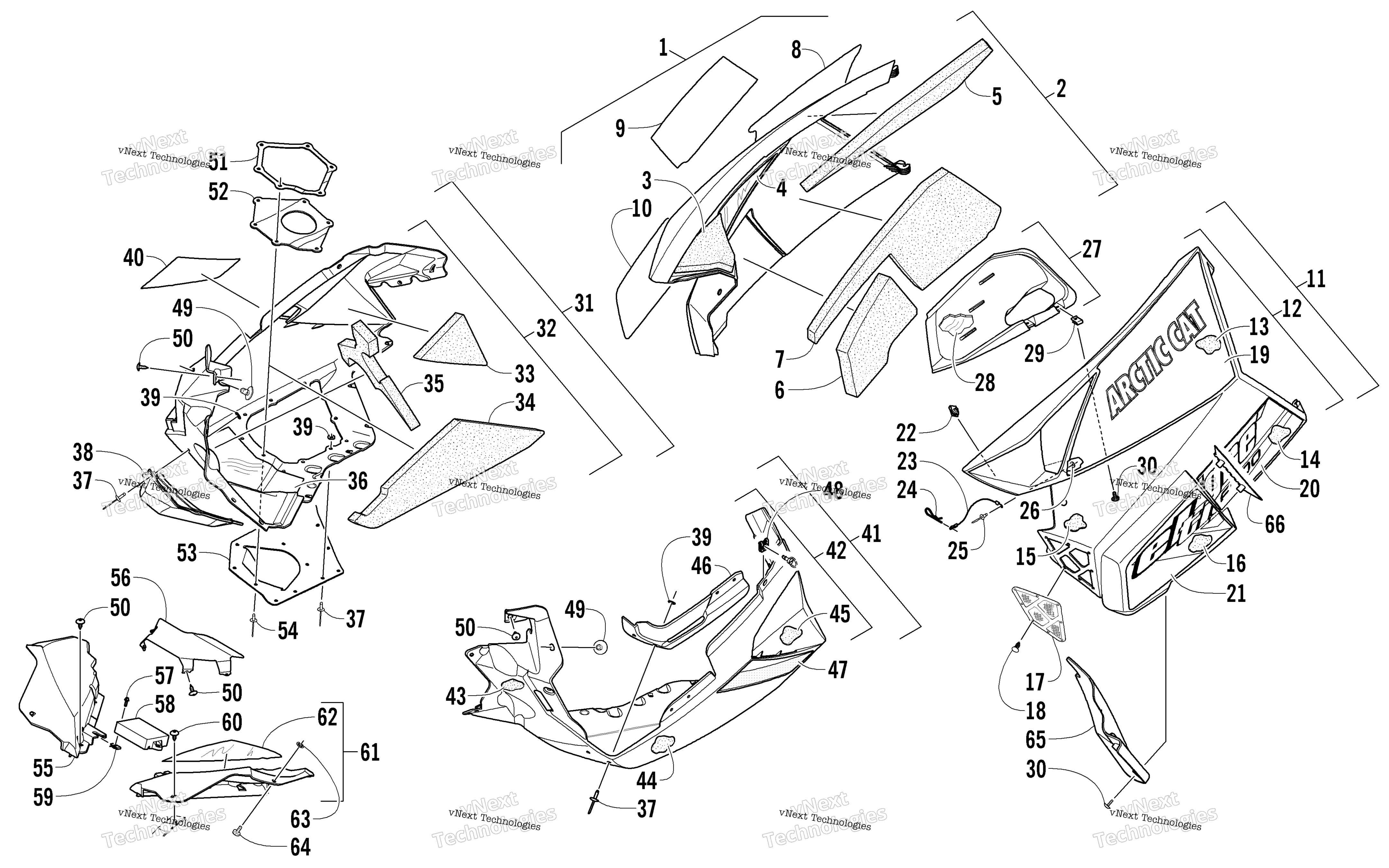 Skid Plate и Side панель узел