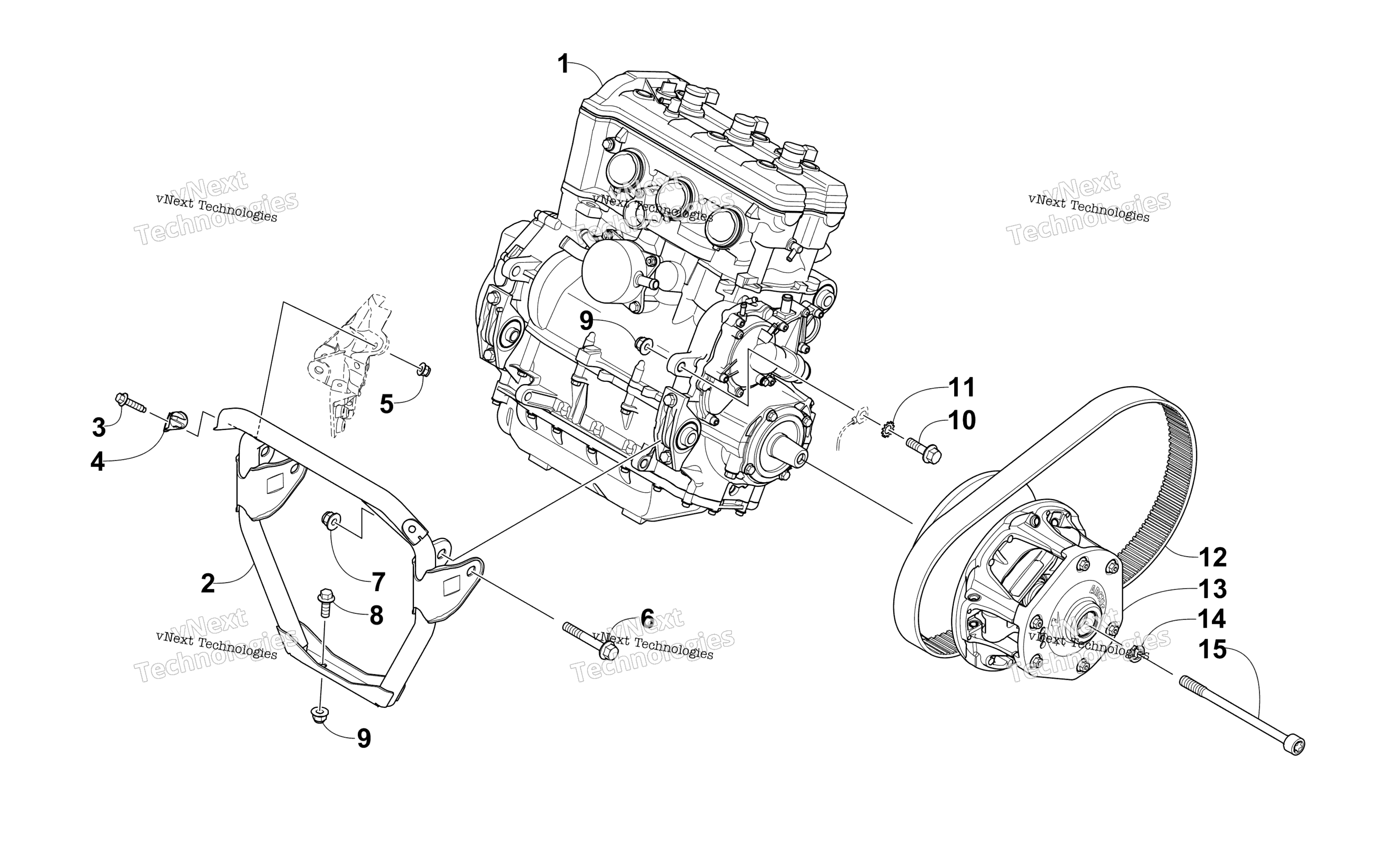 Двигатель And Related Parts