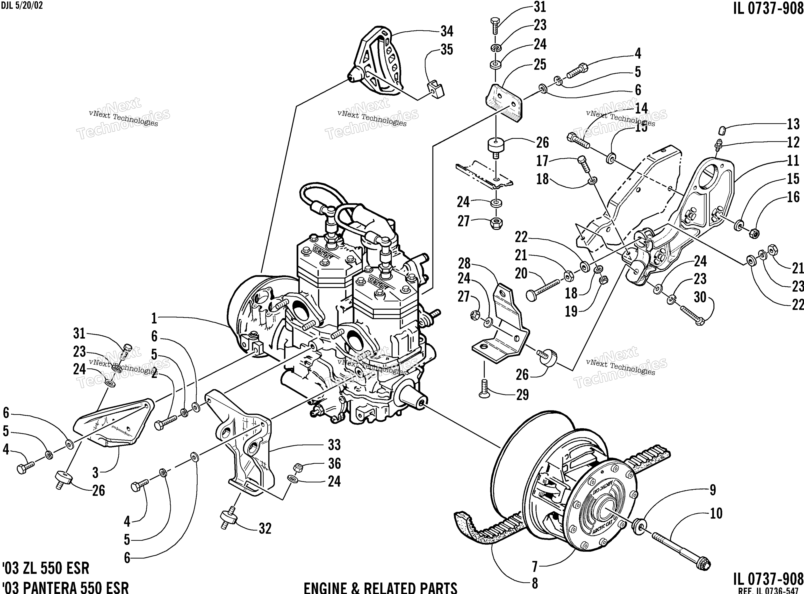 Двигатель And Related Parts