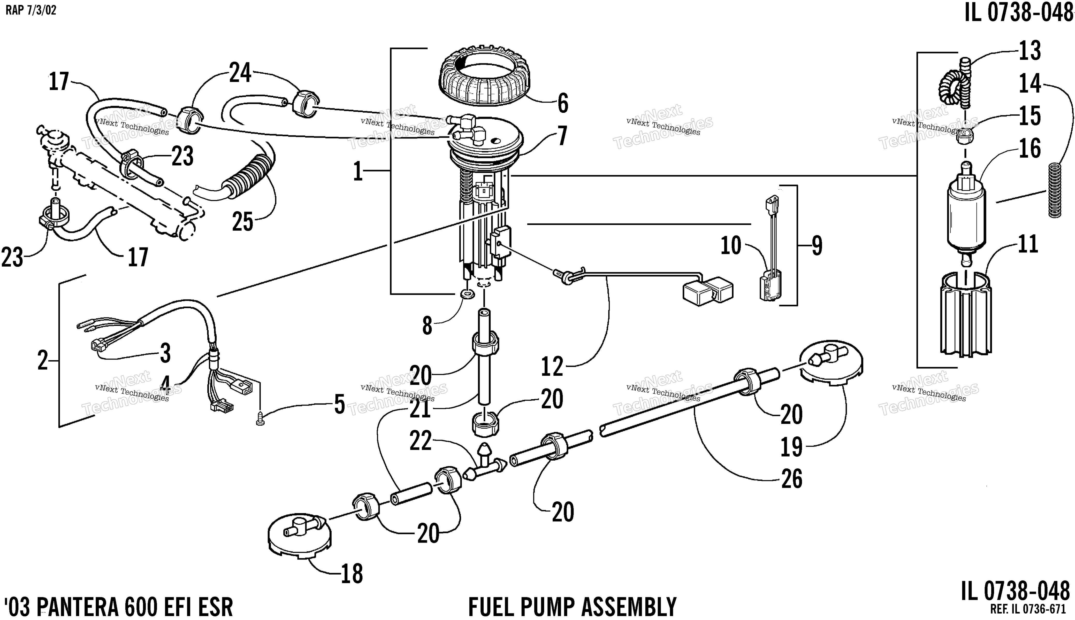 Топливная система Pump Assembly