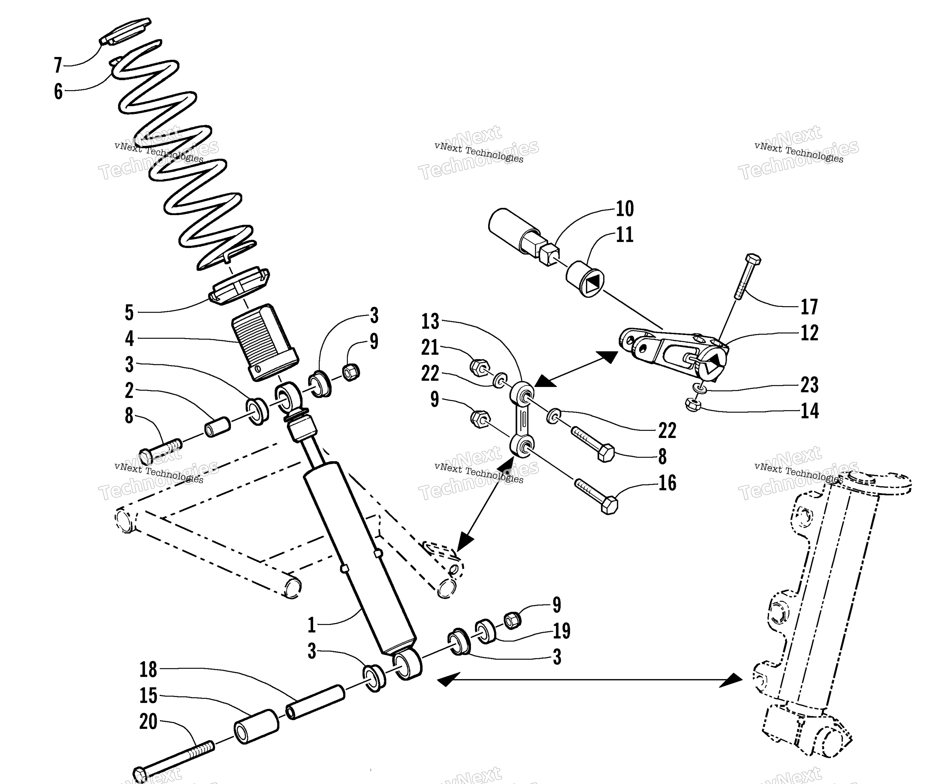 Амортизатор Absorber And Sway Bar Assembly