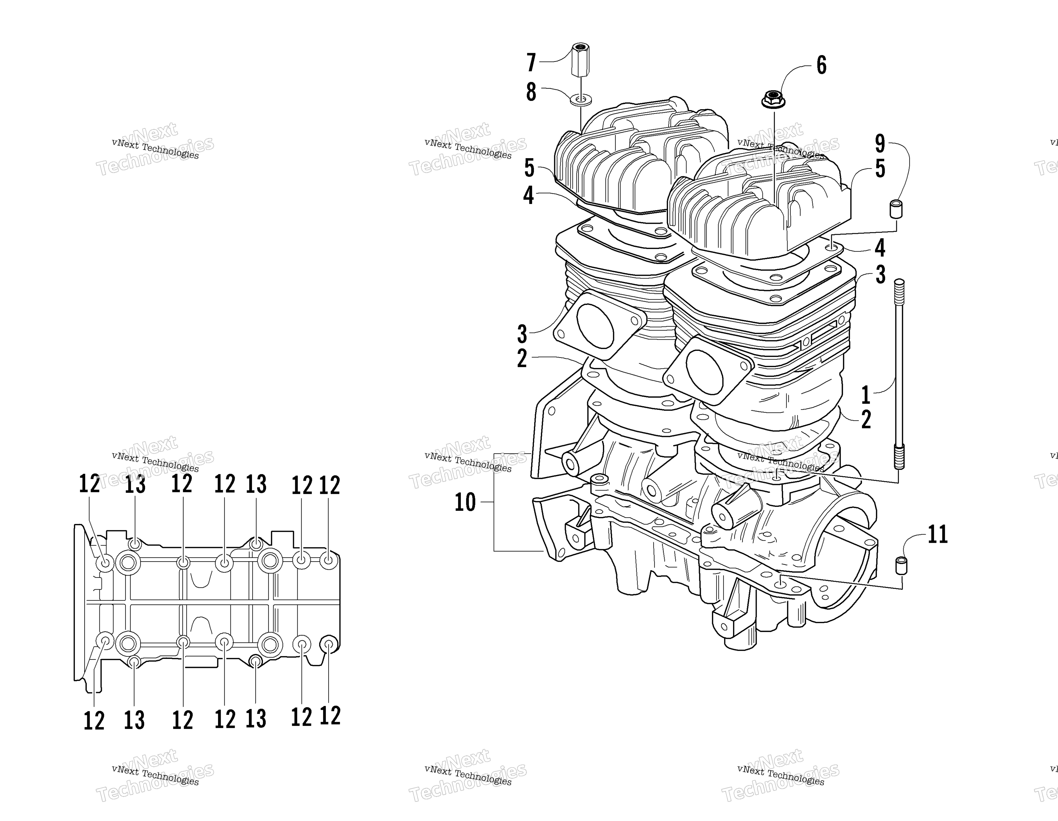 Картер And Cylinder