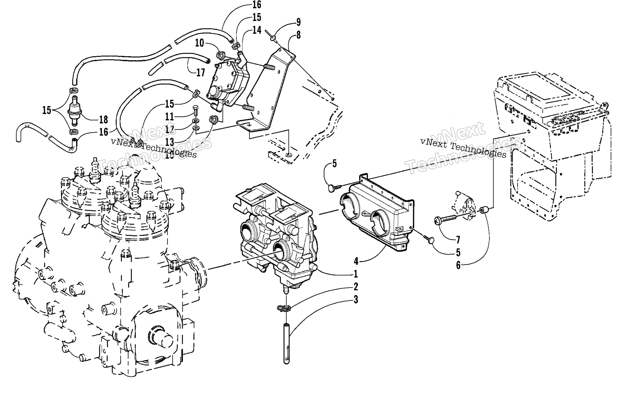 Карбюратор And Fuel Pump Assembly