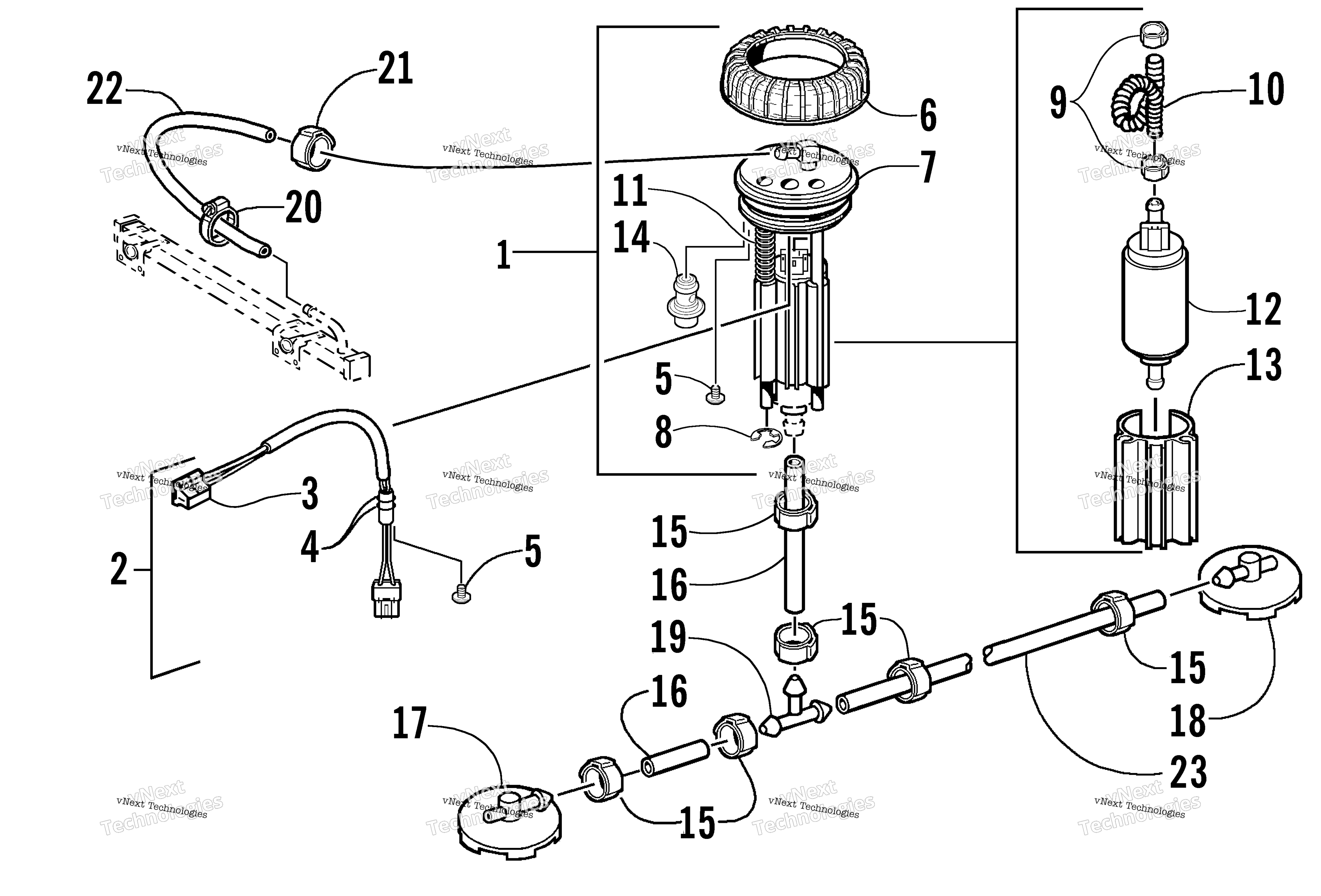 Топливная система Pump Assembly