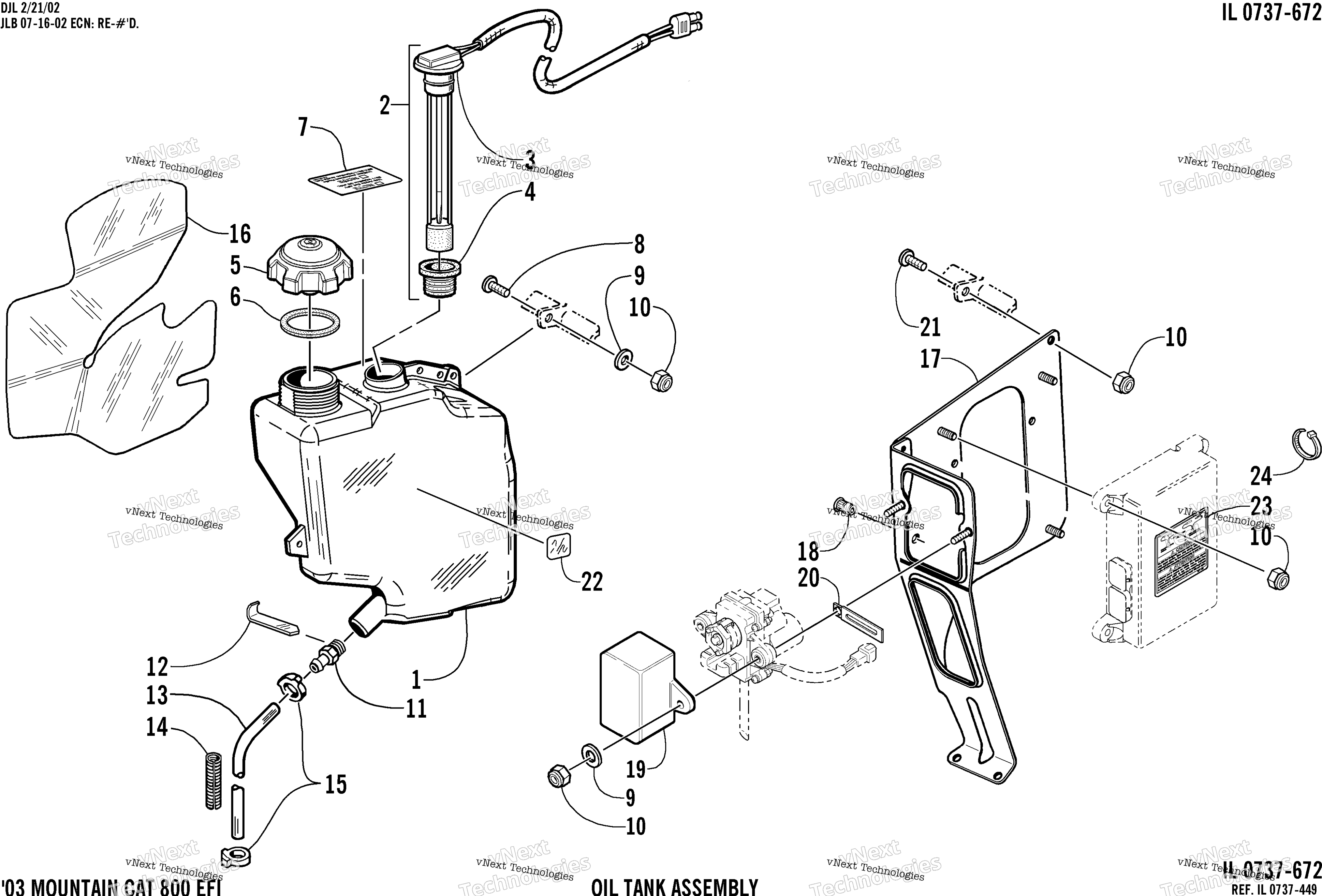 масляный Tank Assembly