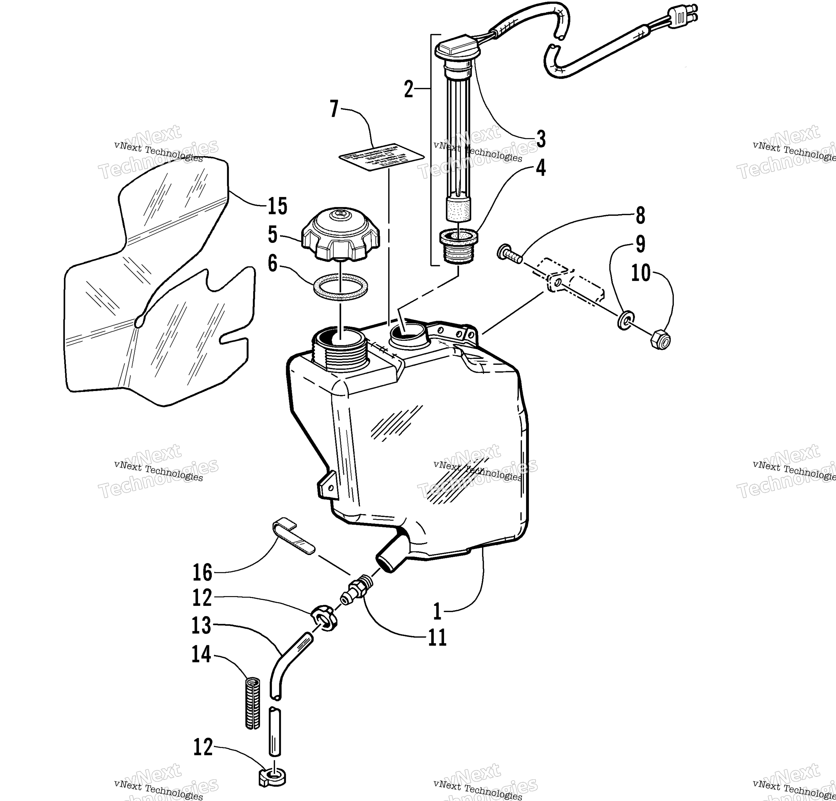 масляный Tank Assembly