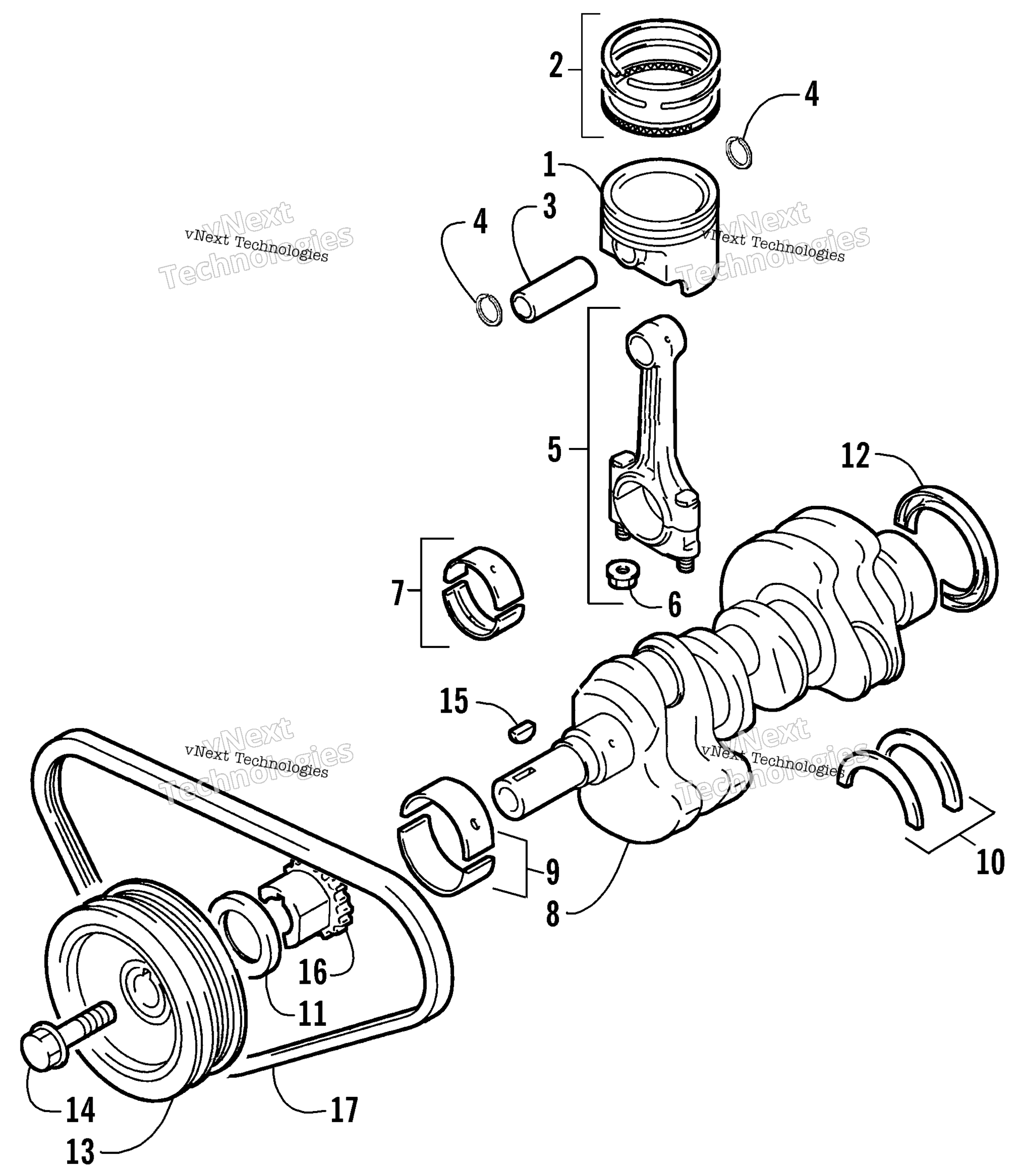 Коленчатый вал Assembly