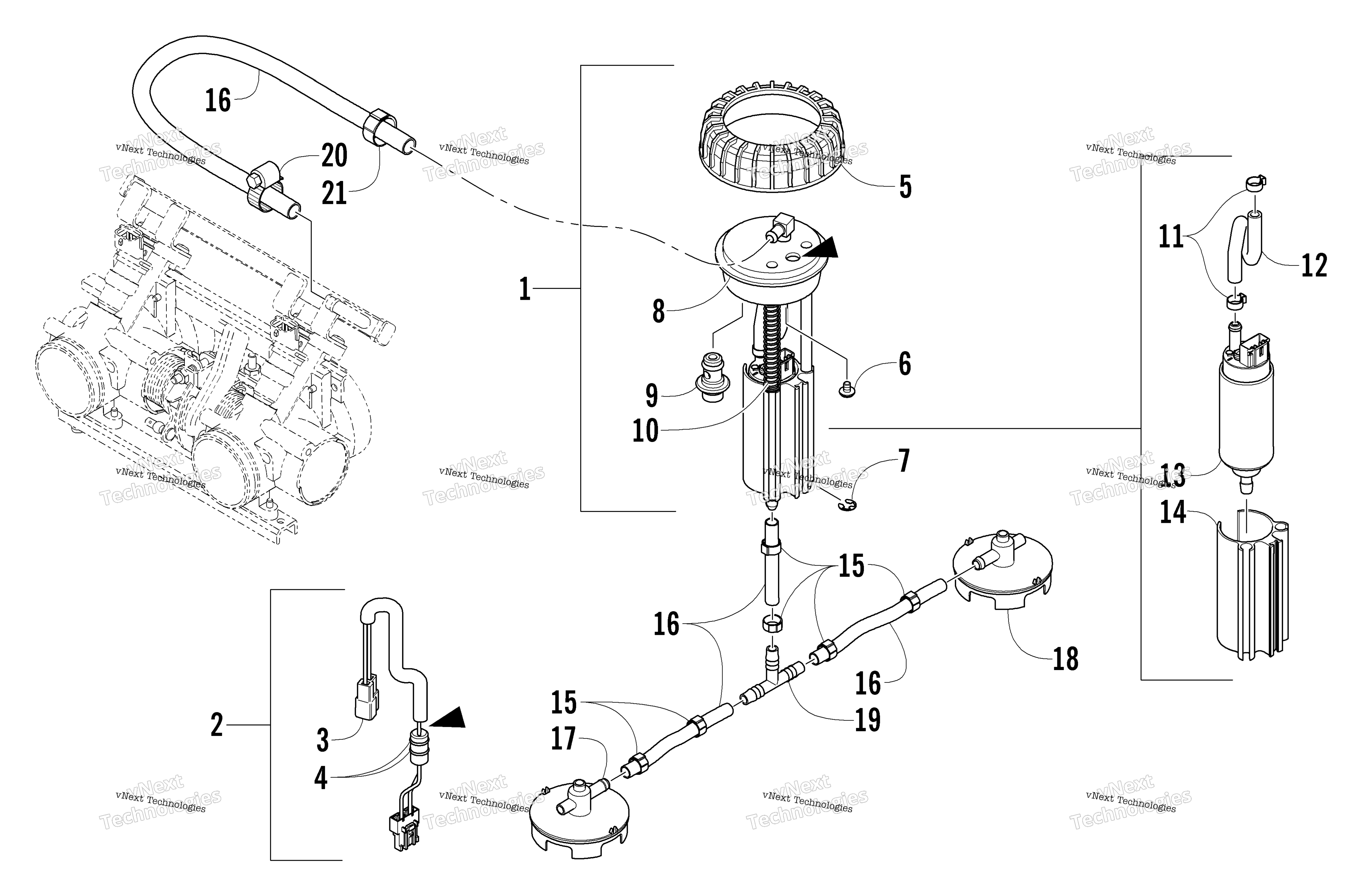 Топливная система Pump Assembly