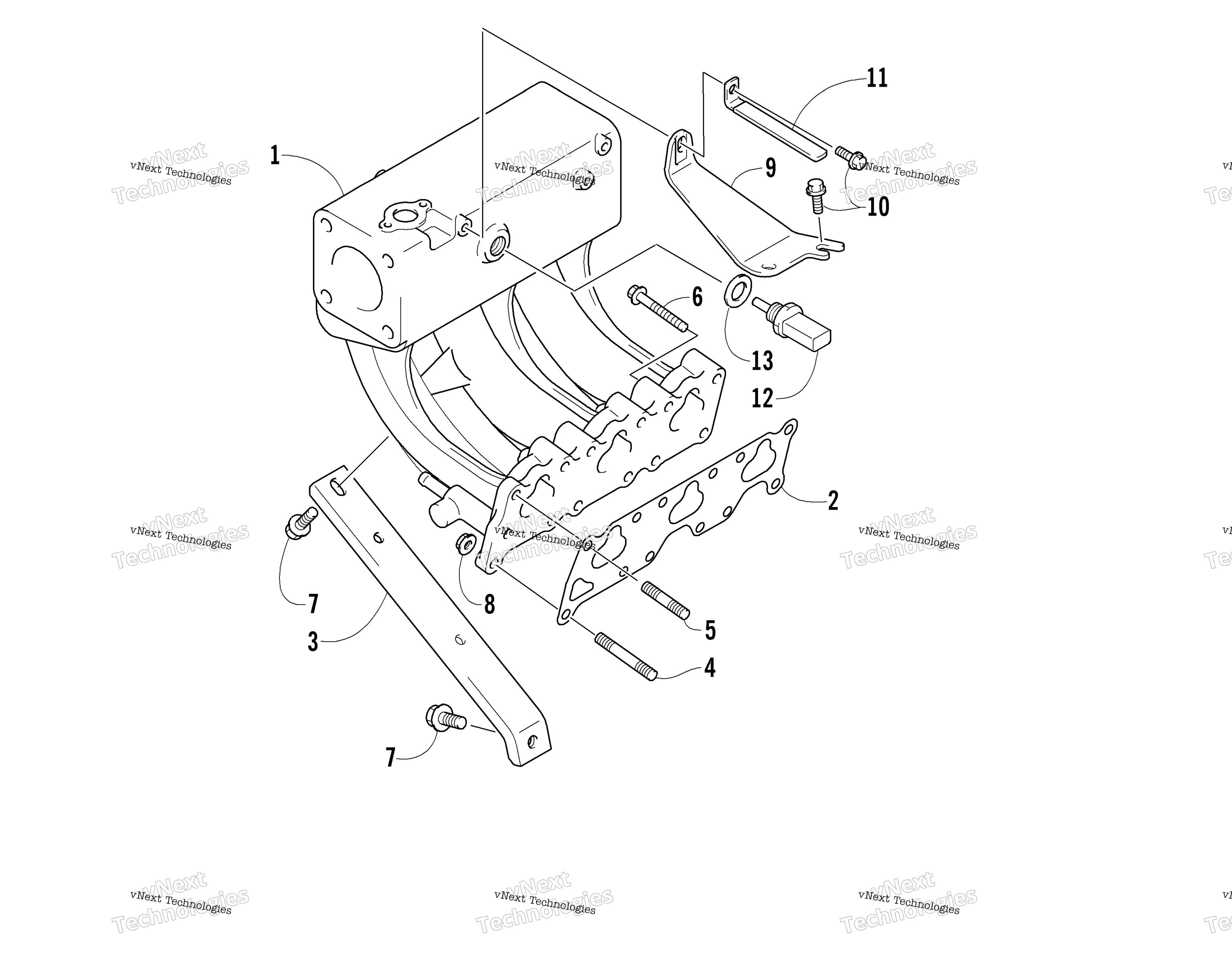 Впускная система Manifold Assembly