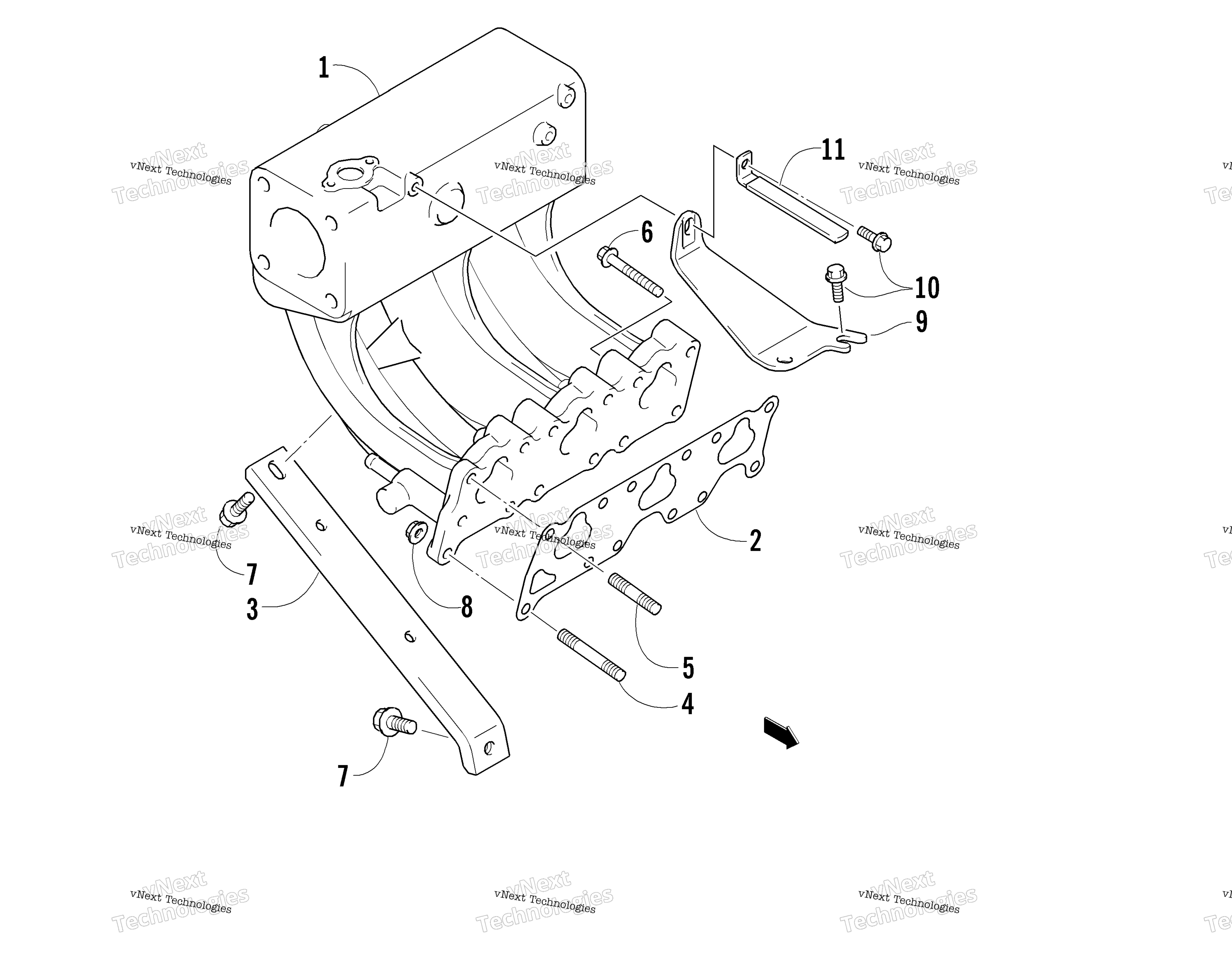 Впускная система Manifold Assembly