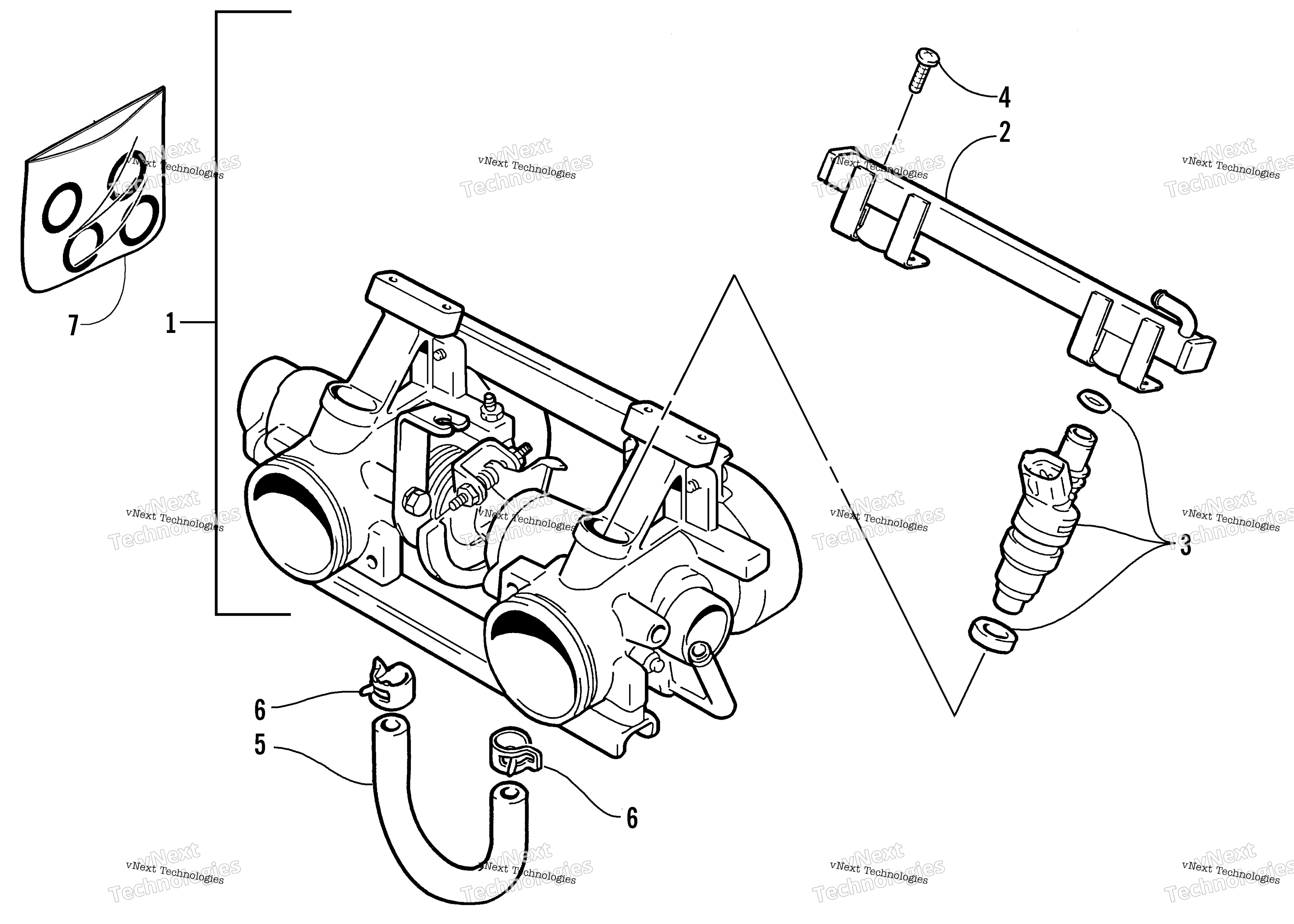 Дроссель Body Assembly