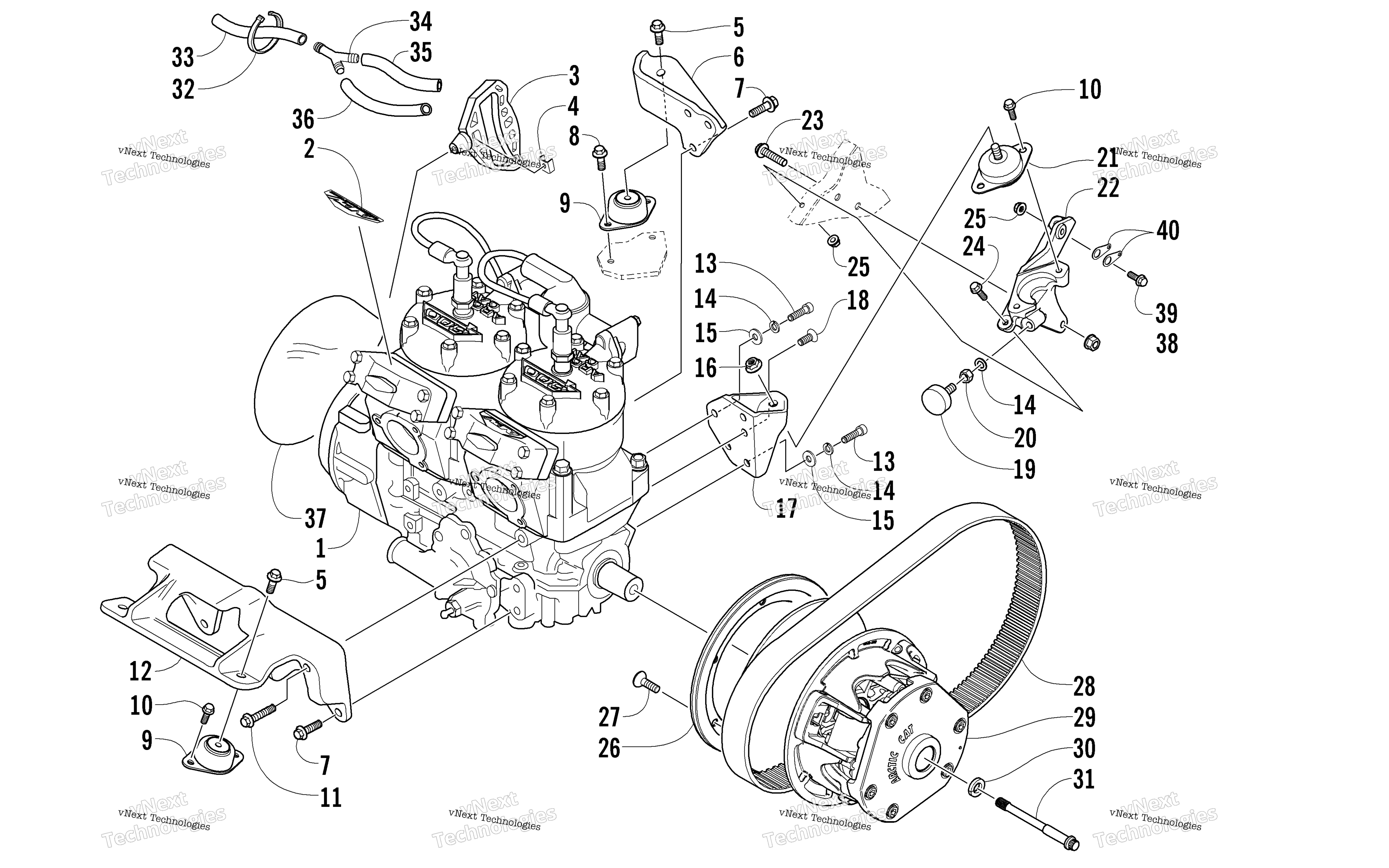 Двигатель And Related Parts