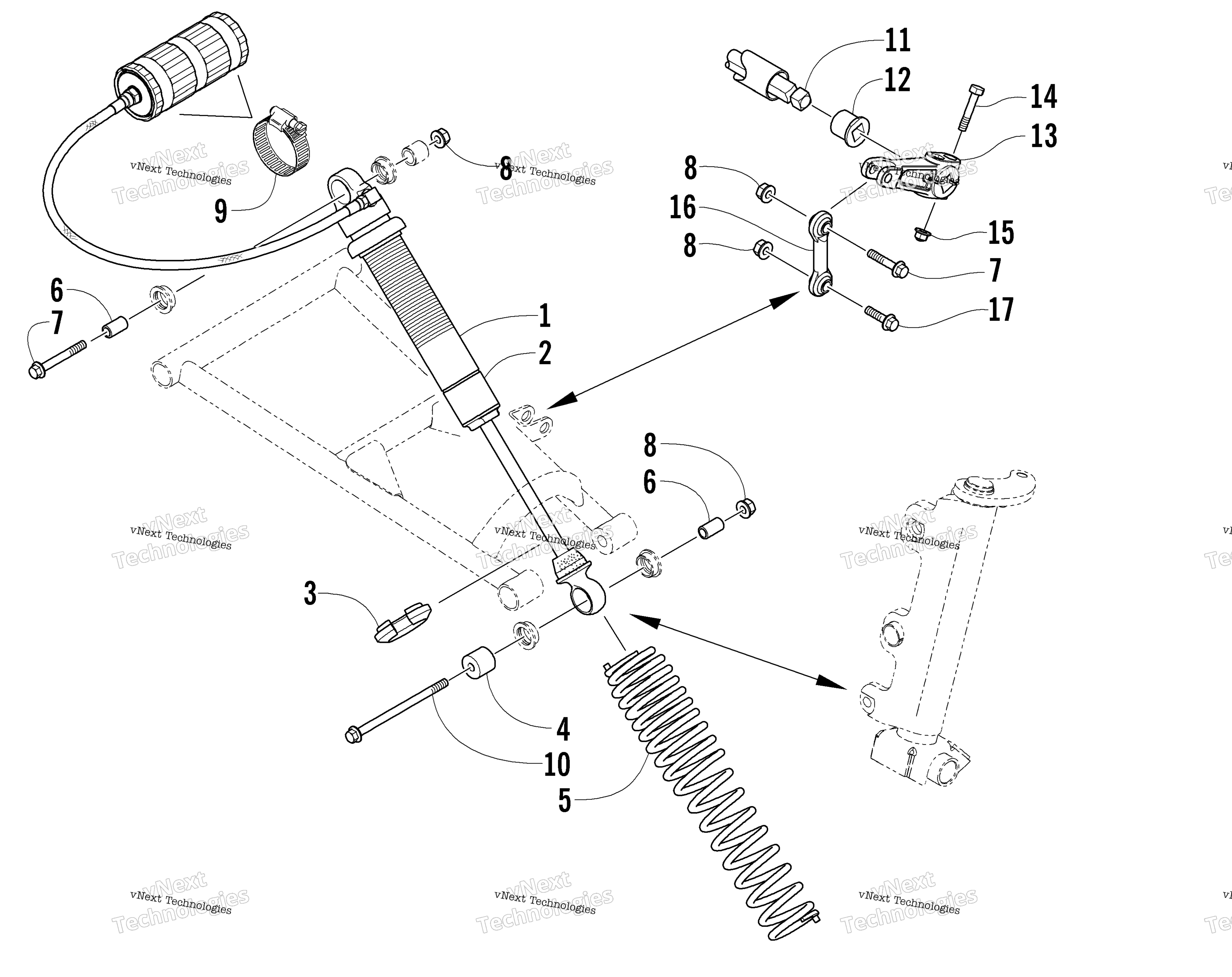 Амортизатор Absorber And Sway Bar Assembly