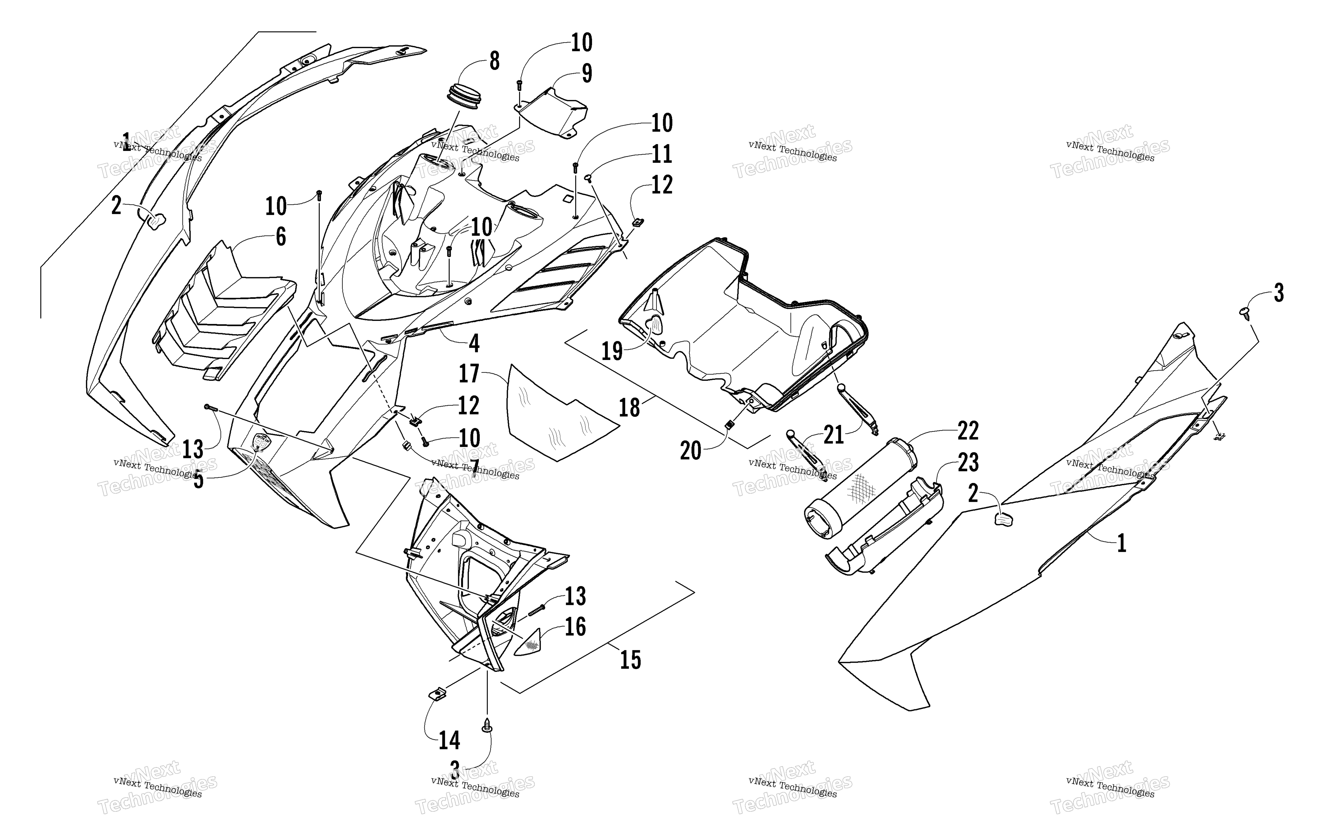 Капот And Air Intake Assembly
