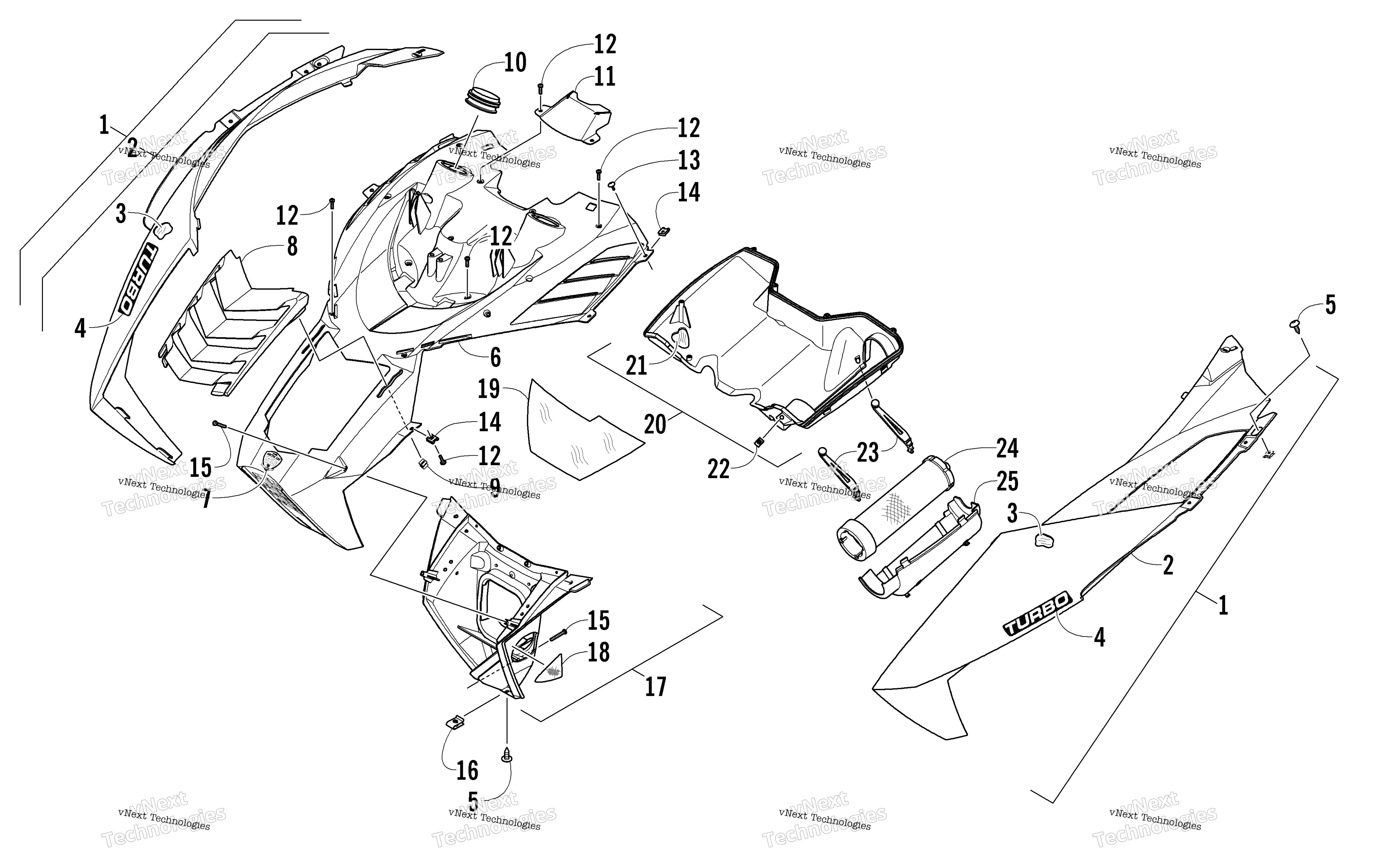 Капот And Air Intake Assembly