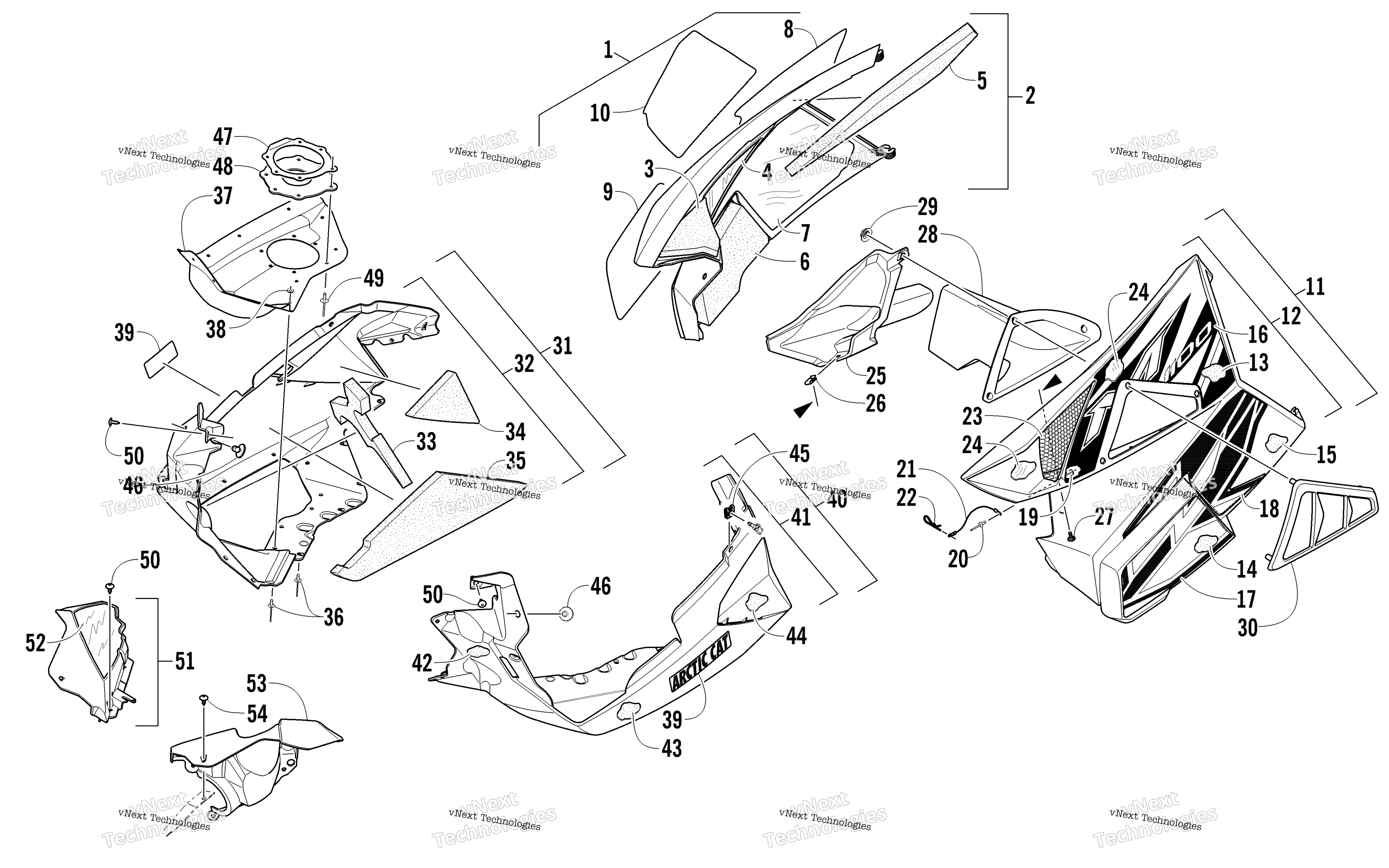 Skid Plate и Side панель узел