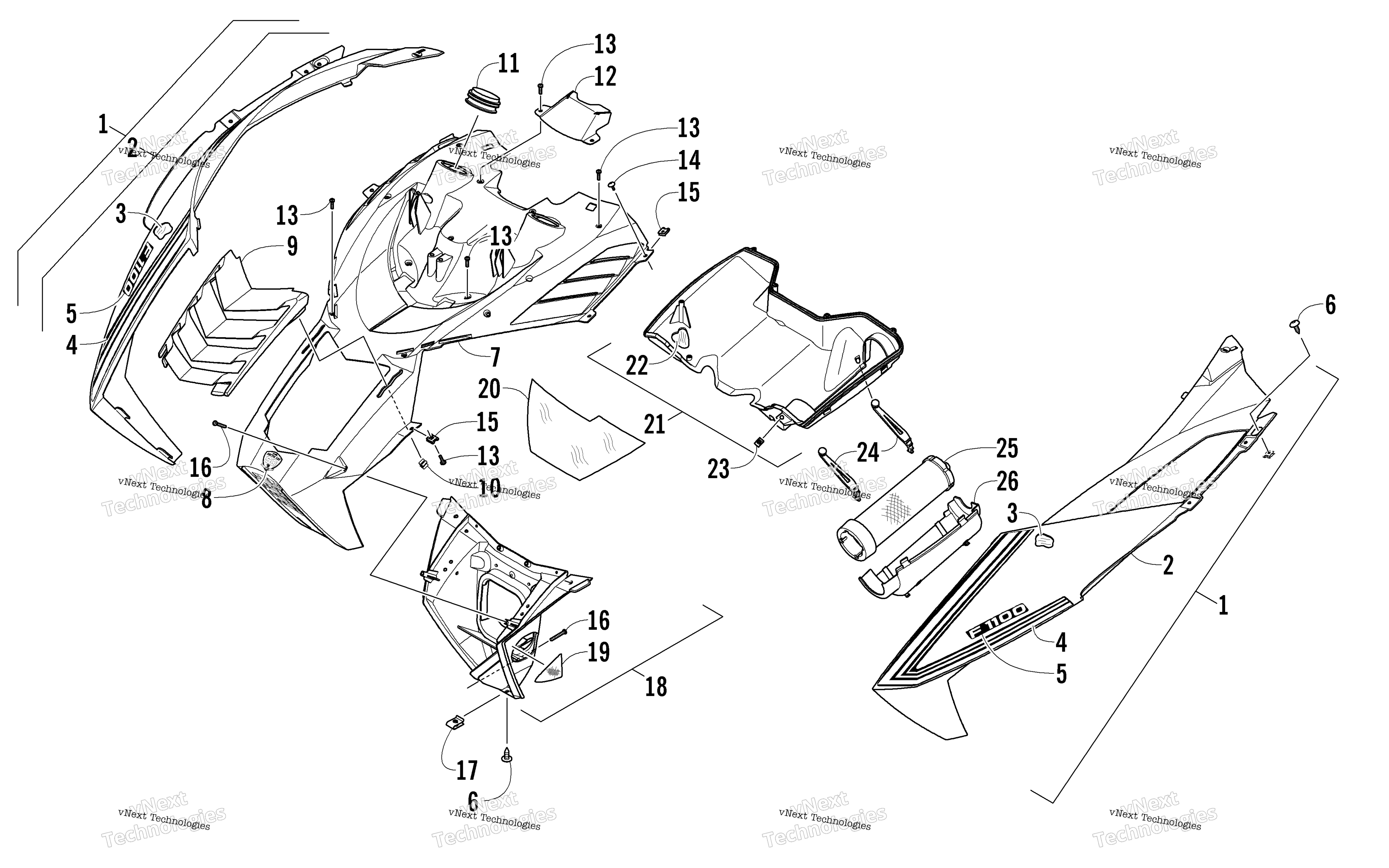 Капот And Air Intake Assembly