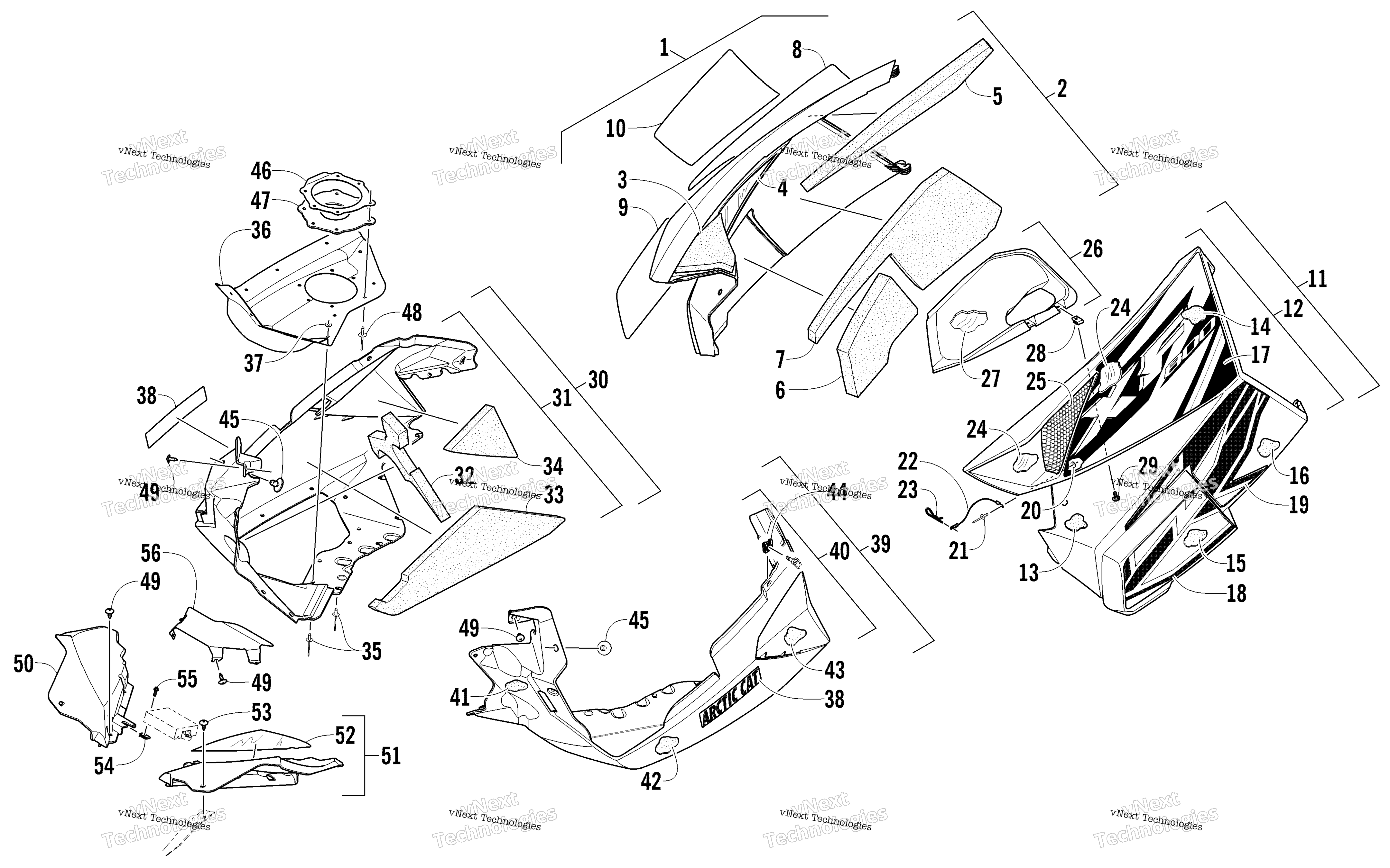 Skid Plate и Side панель узел