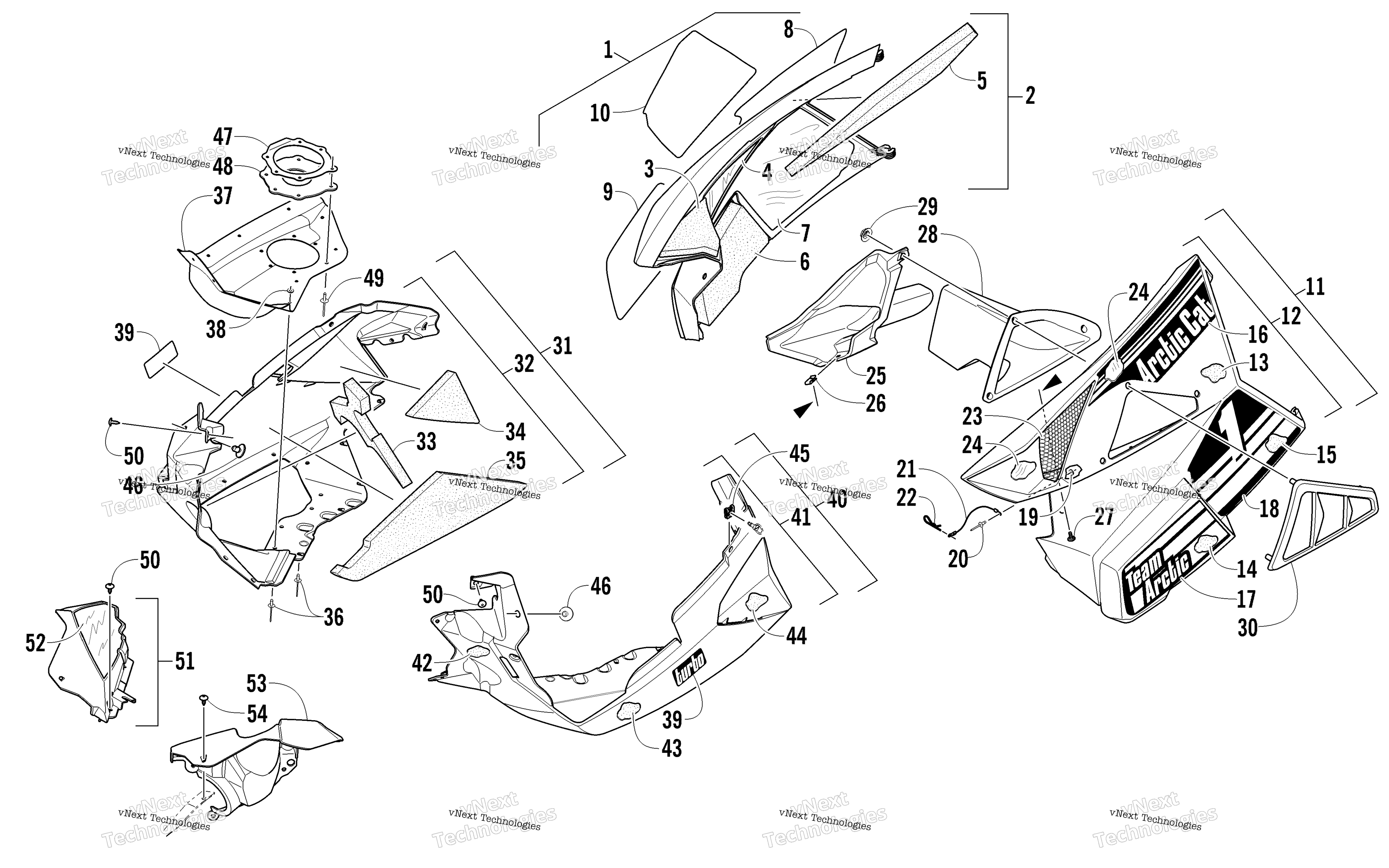 Skid Plate и Side панель узел