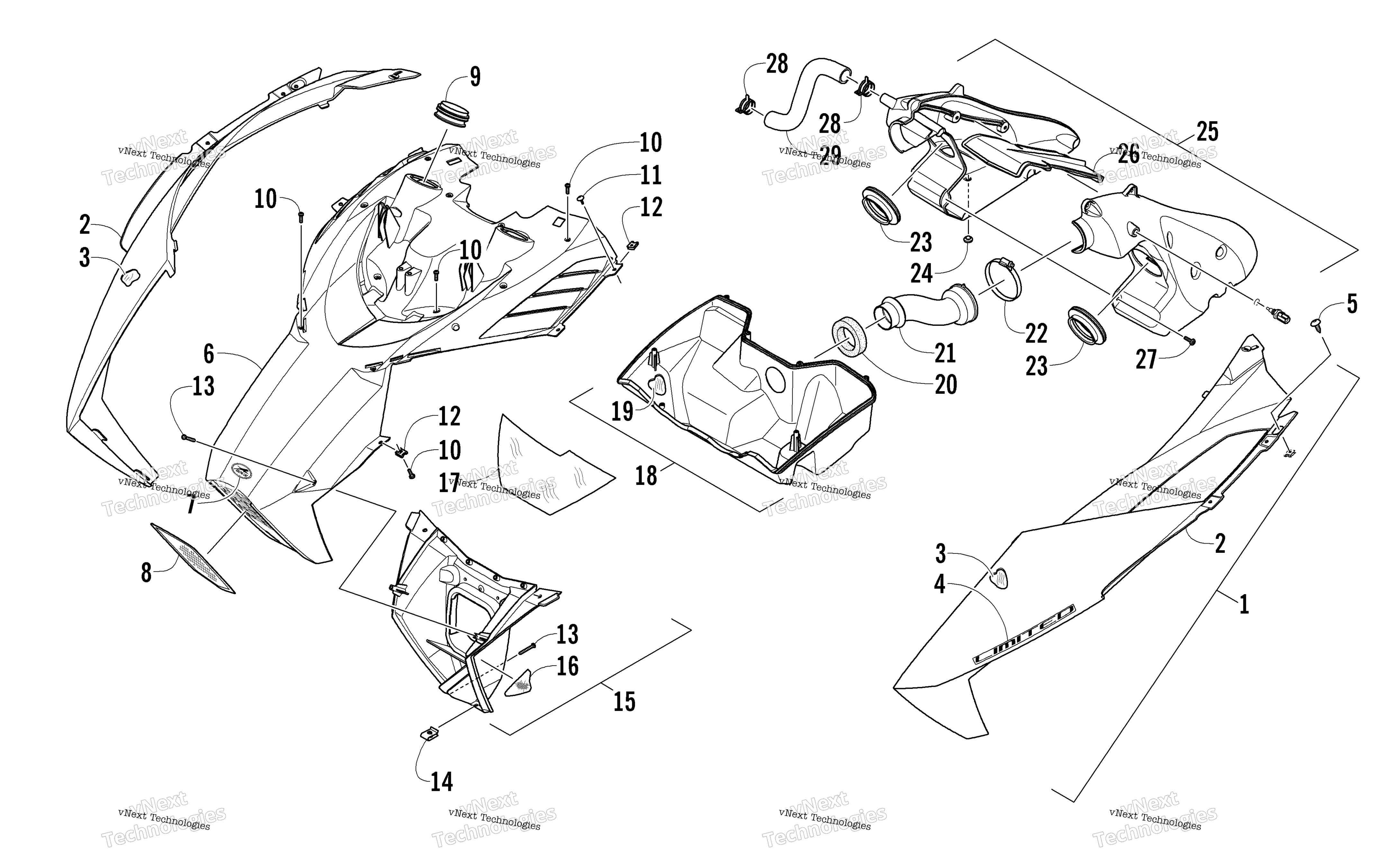 Капот And Air Intake Assembly
