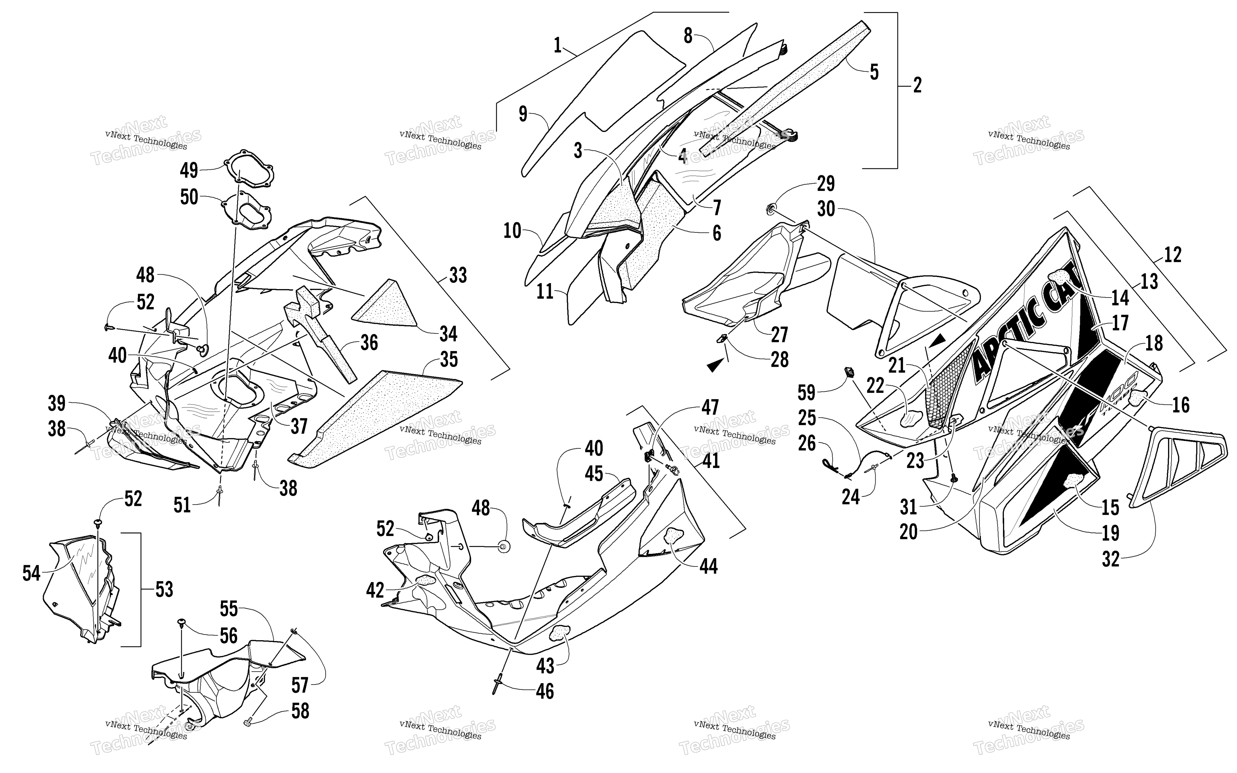 Skid Plate и Side панель узел