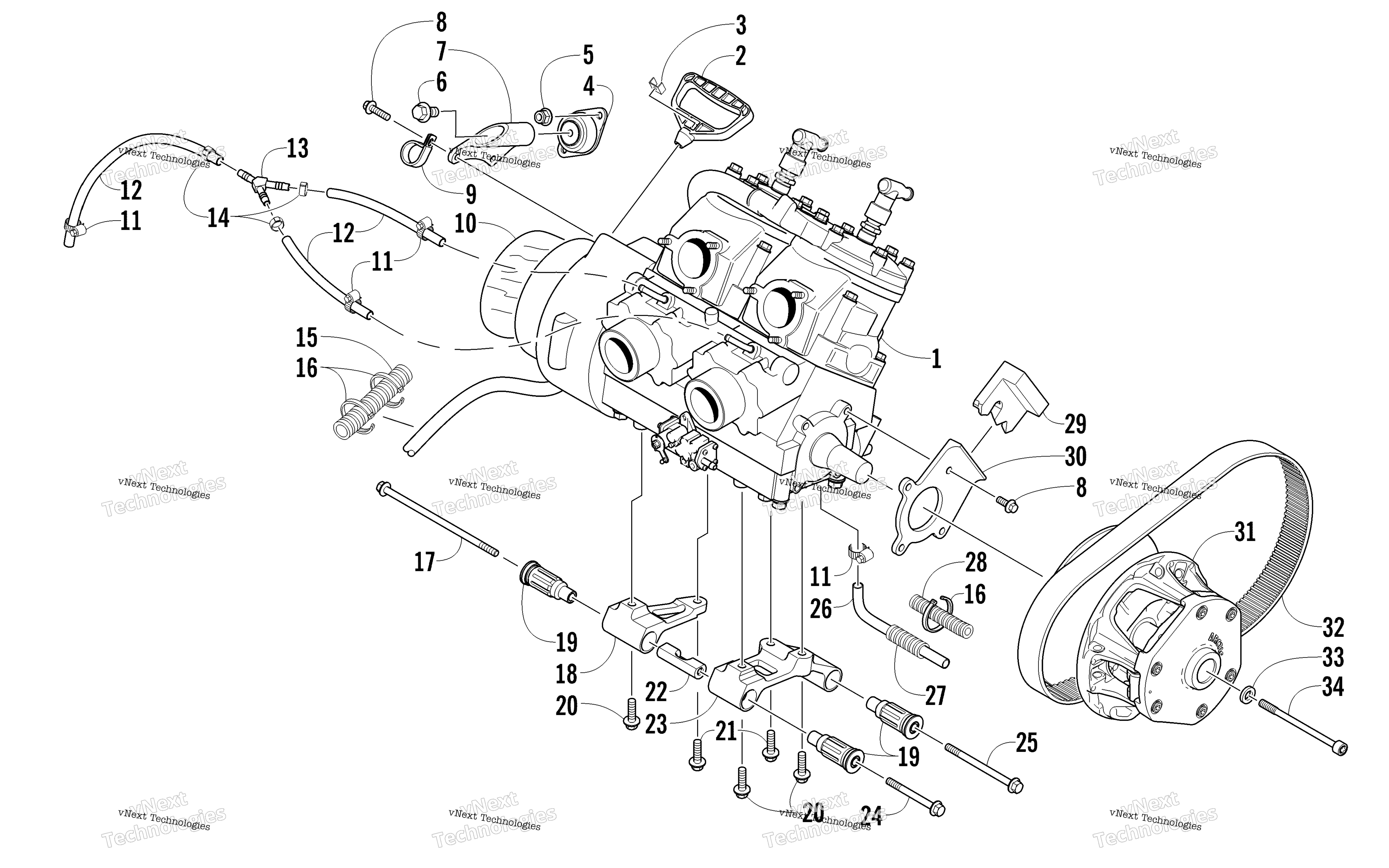 Двигатель And Related Parts