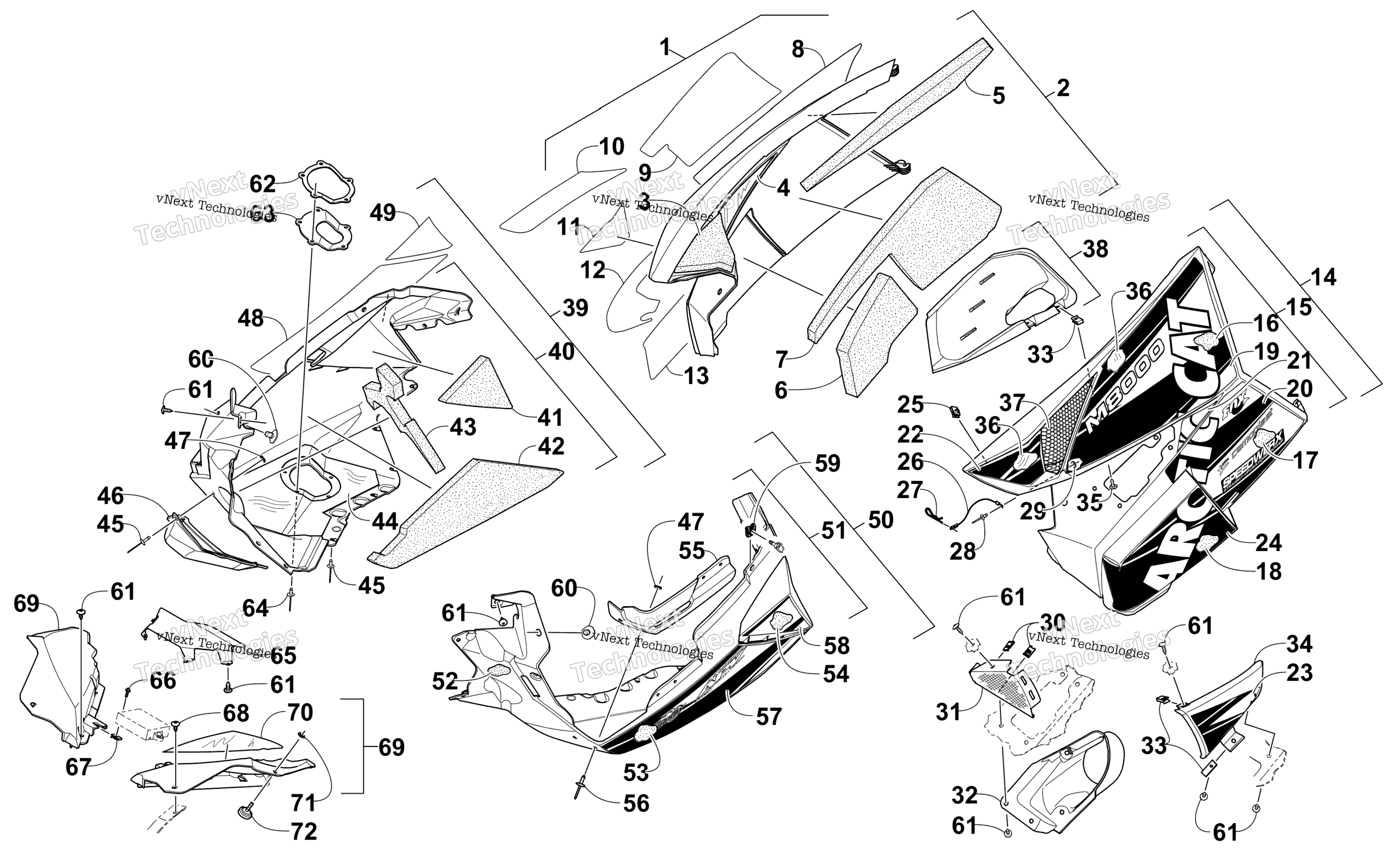 Skid Plate и Side панель узел