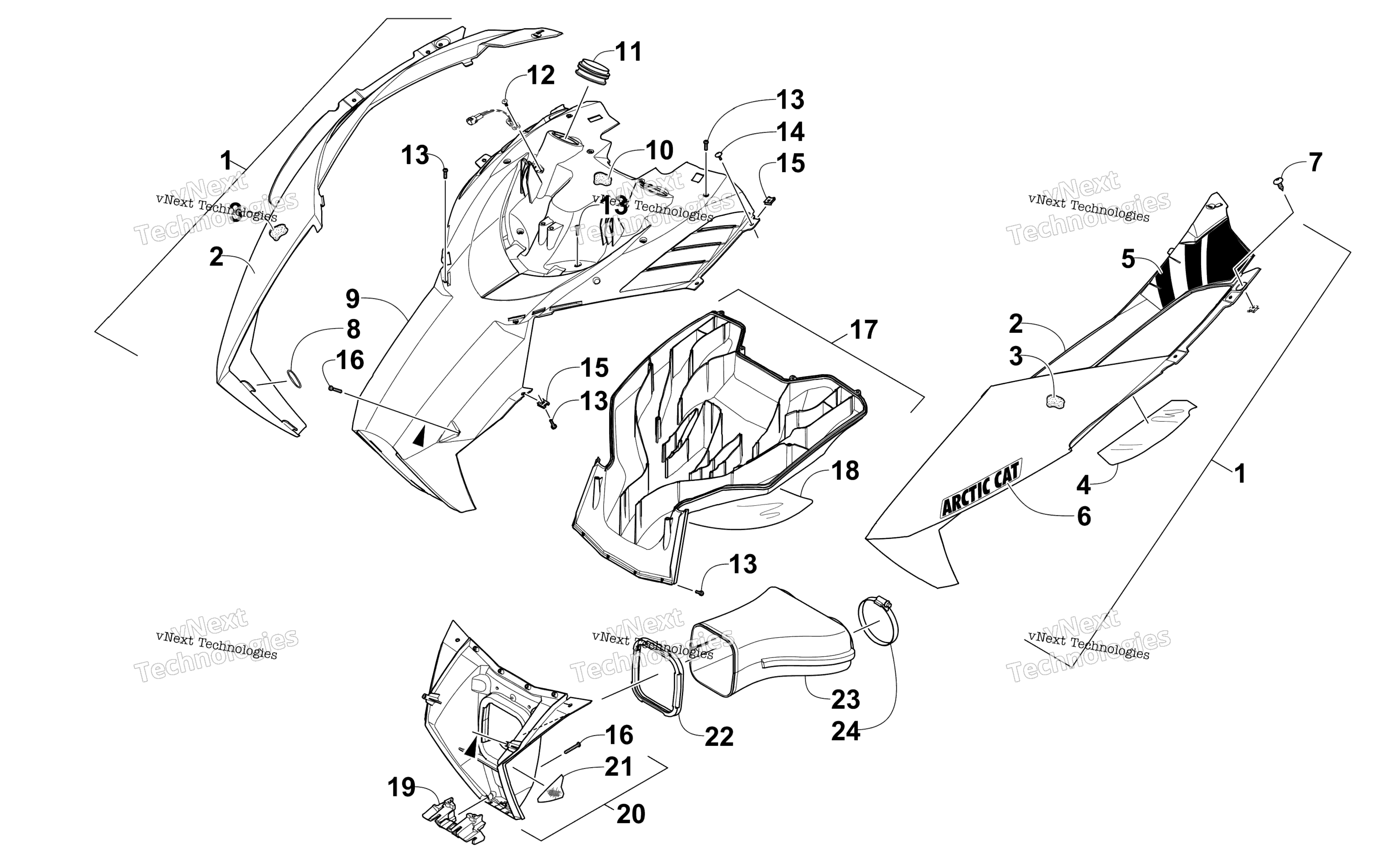 Капот And Air Intake Assembly