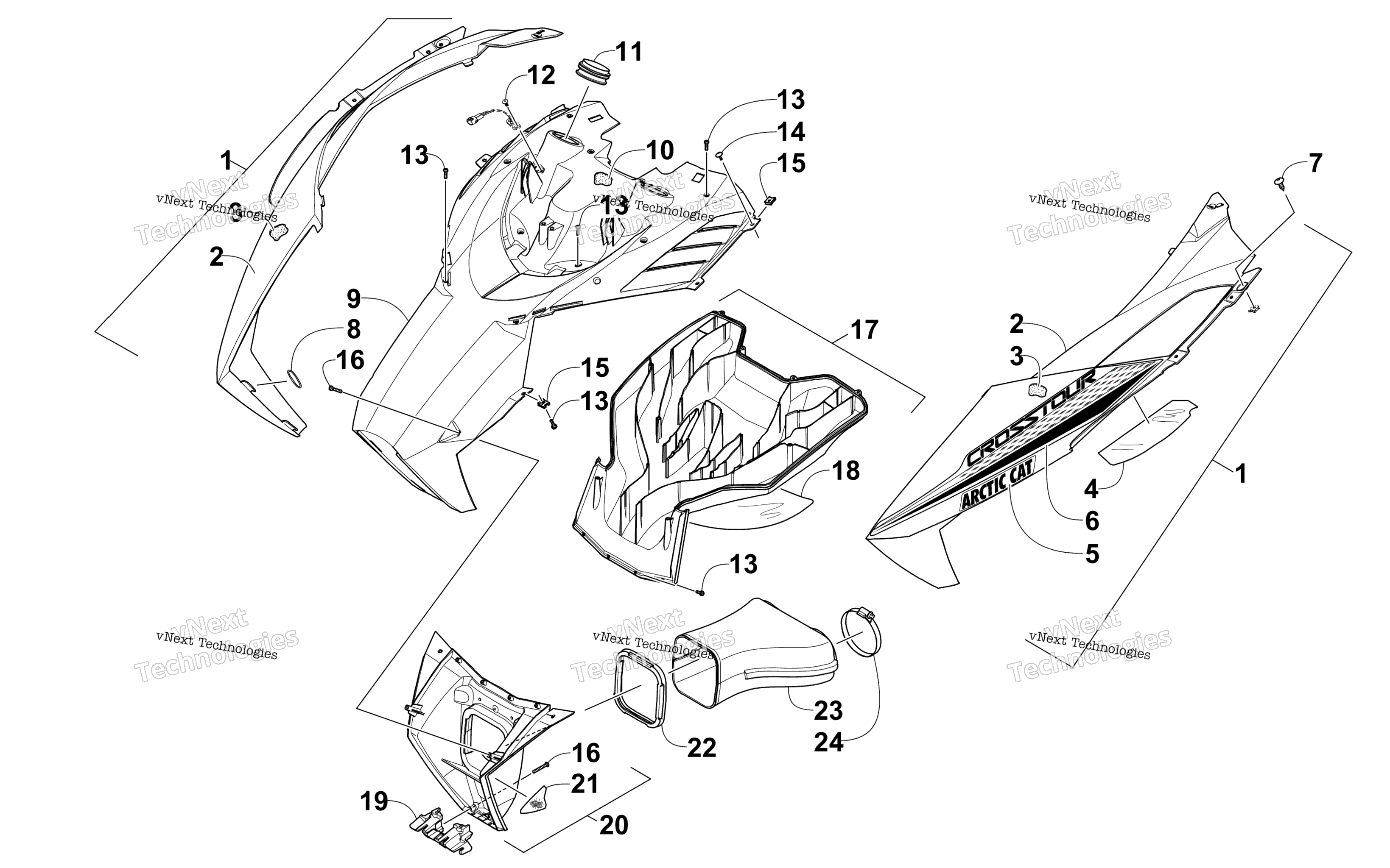 Капот And Air Intake Assembly