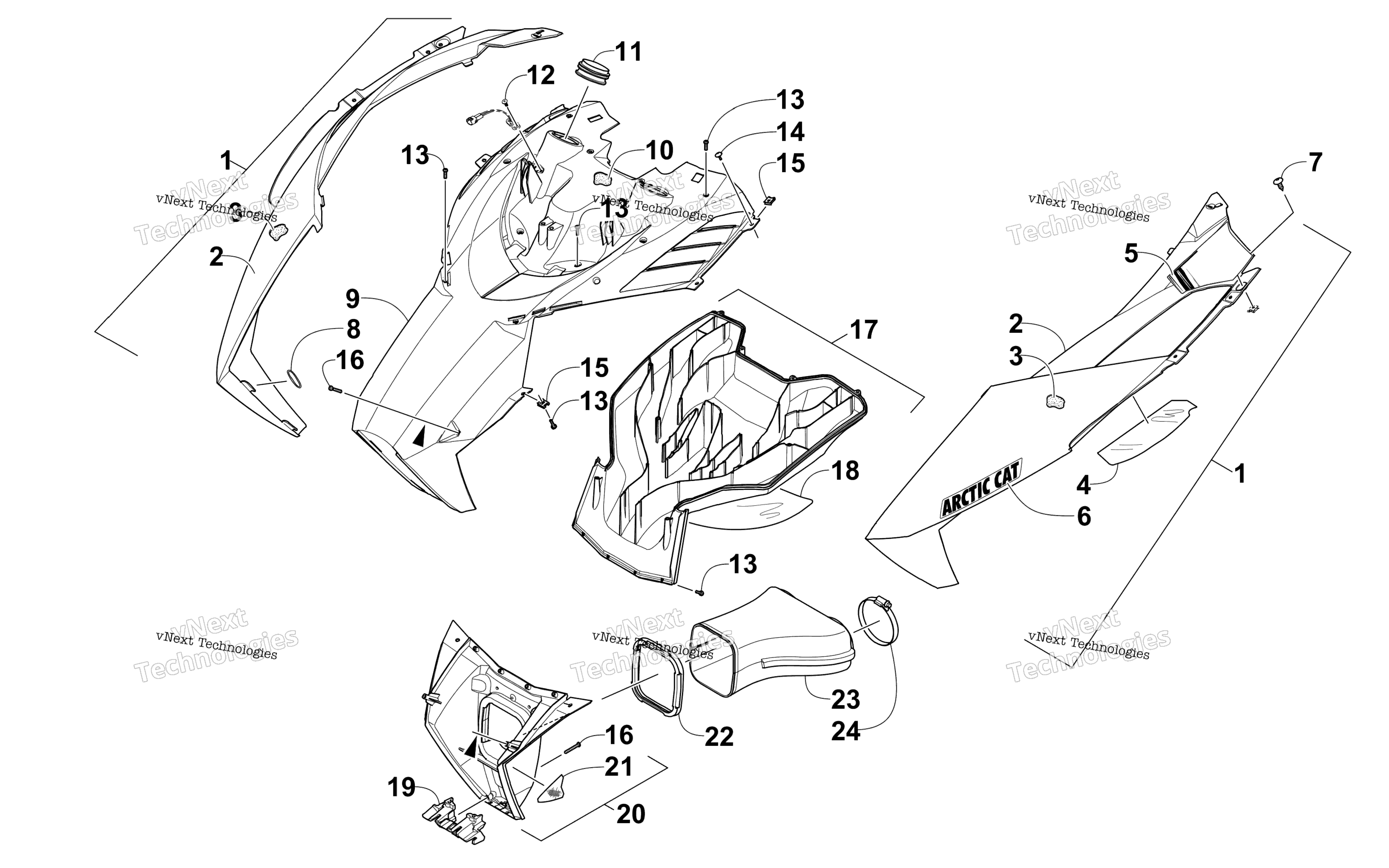 Капот And Air Intake Assembly