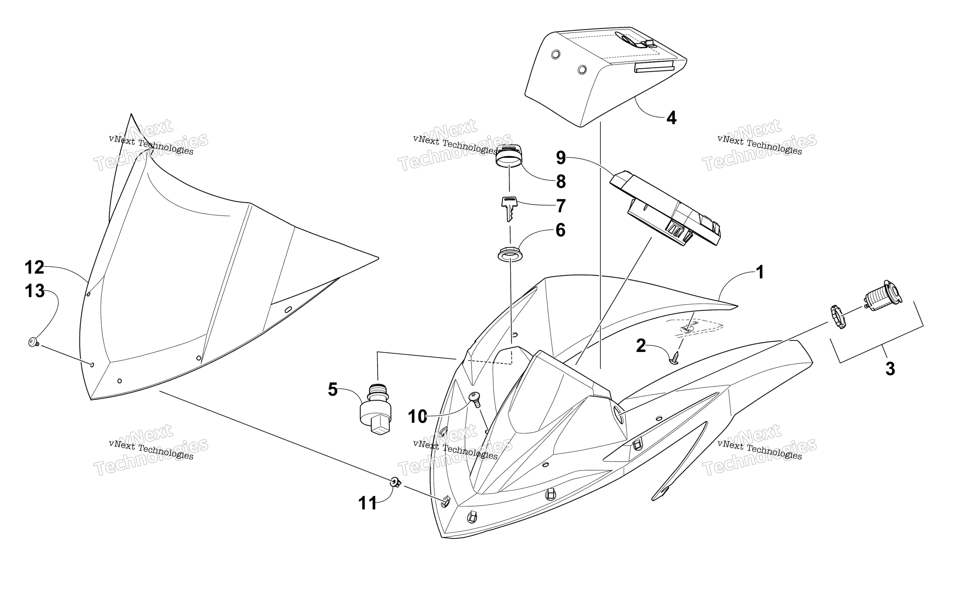 Ветровое стекло And Instruments Assemblies