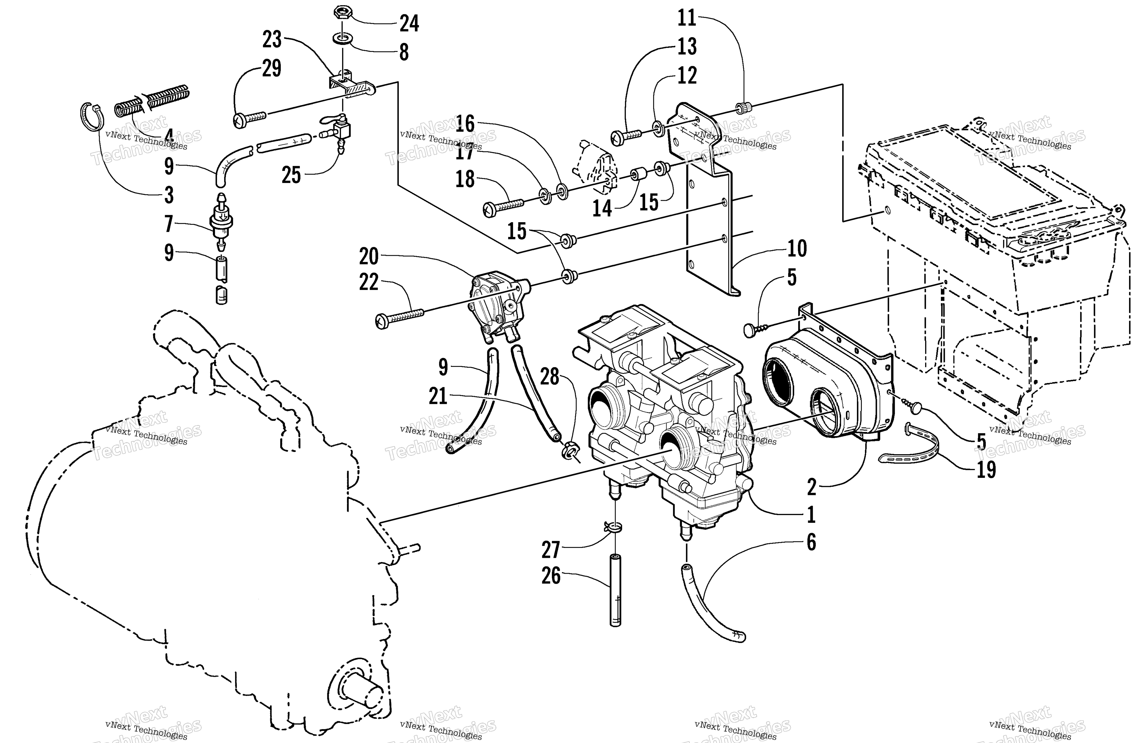 Карбюратор And Fuel Pump Assembly