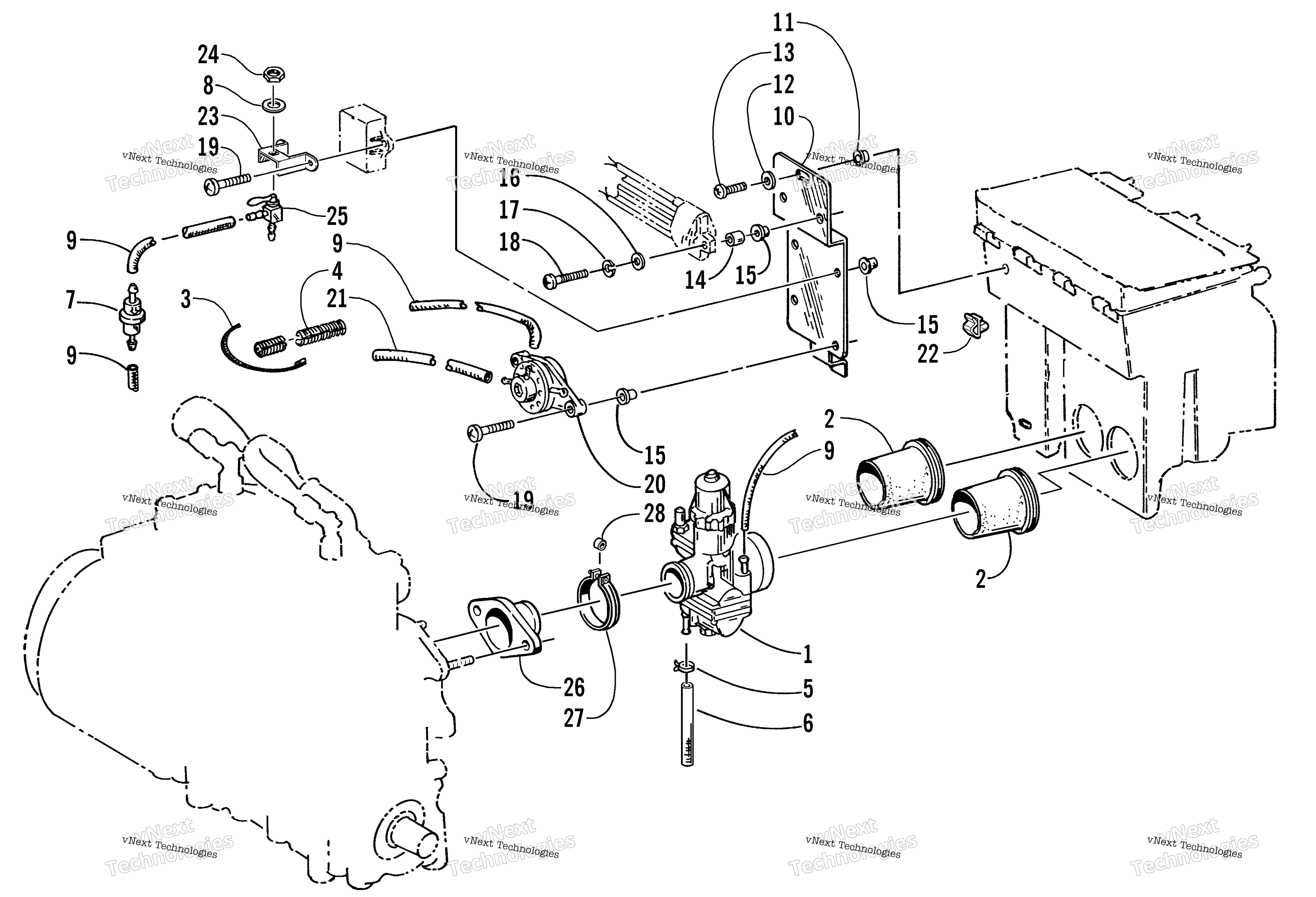 Карбюратор And Fuel Pump Assembly