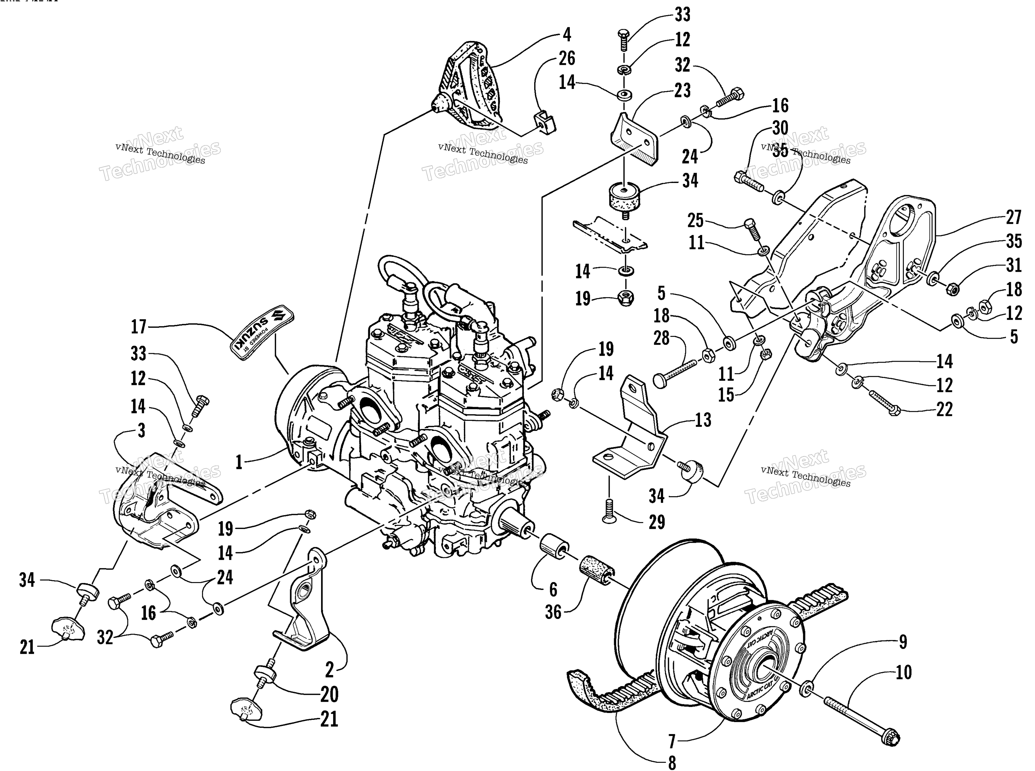 Двигатель And Related Parts