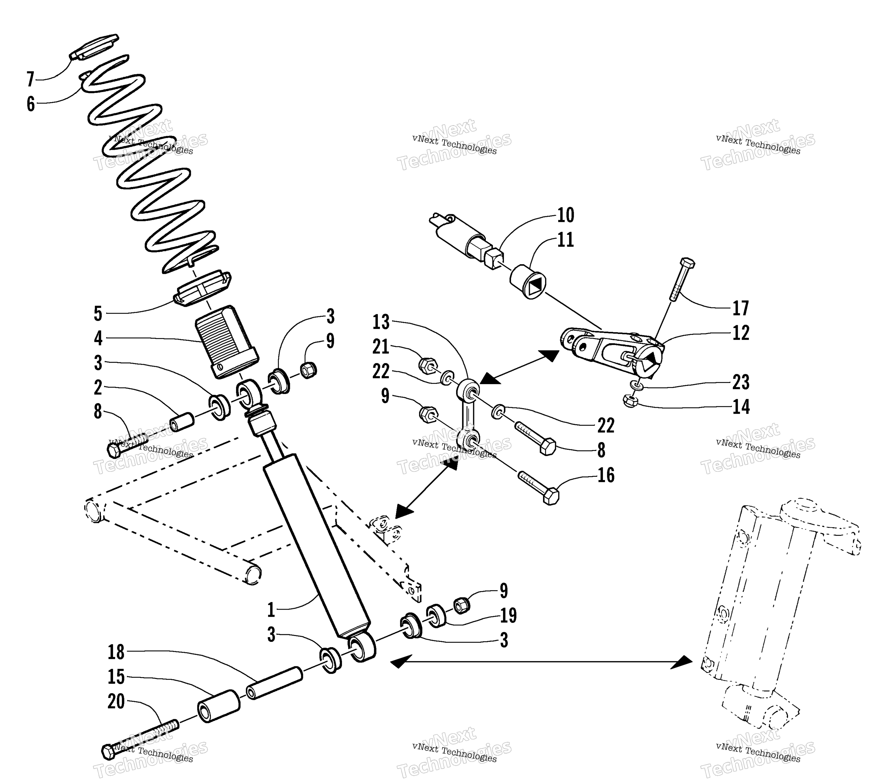 Амортизатор Absorber And Sway Bar Assembly