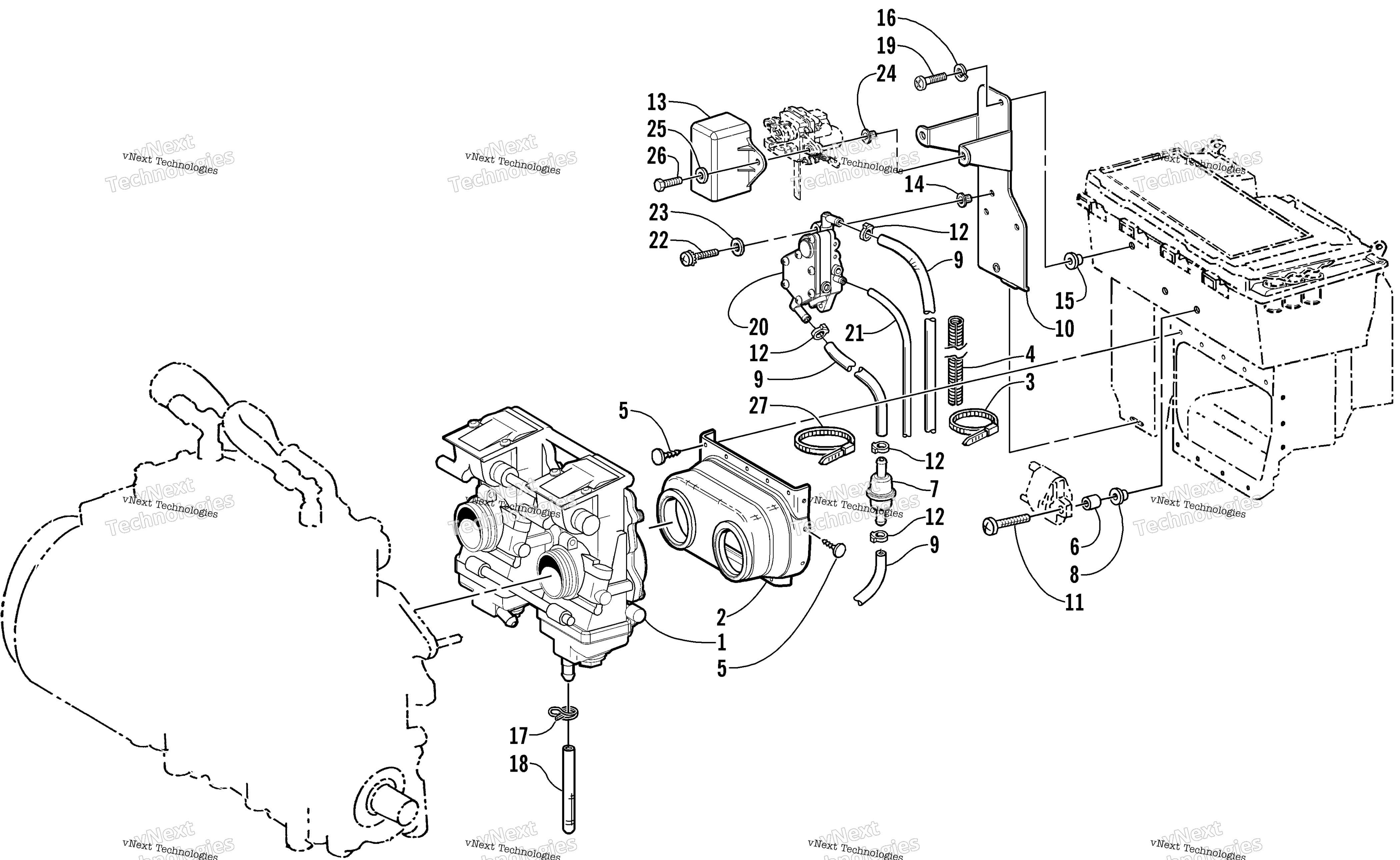 Карбюратор And Fuel Pump Assembly
