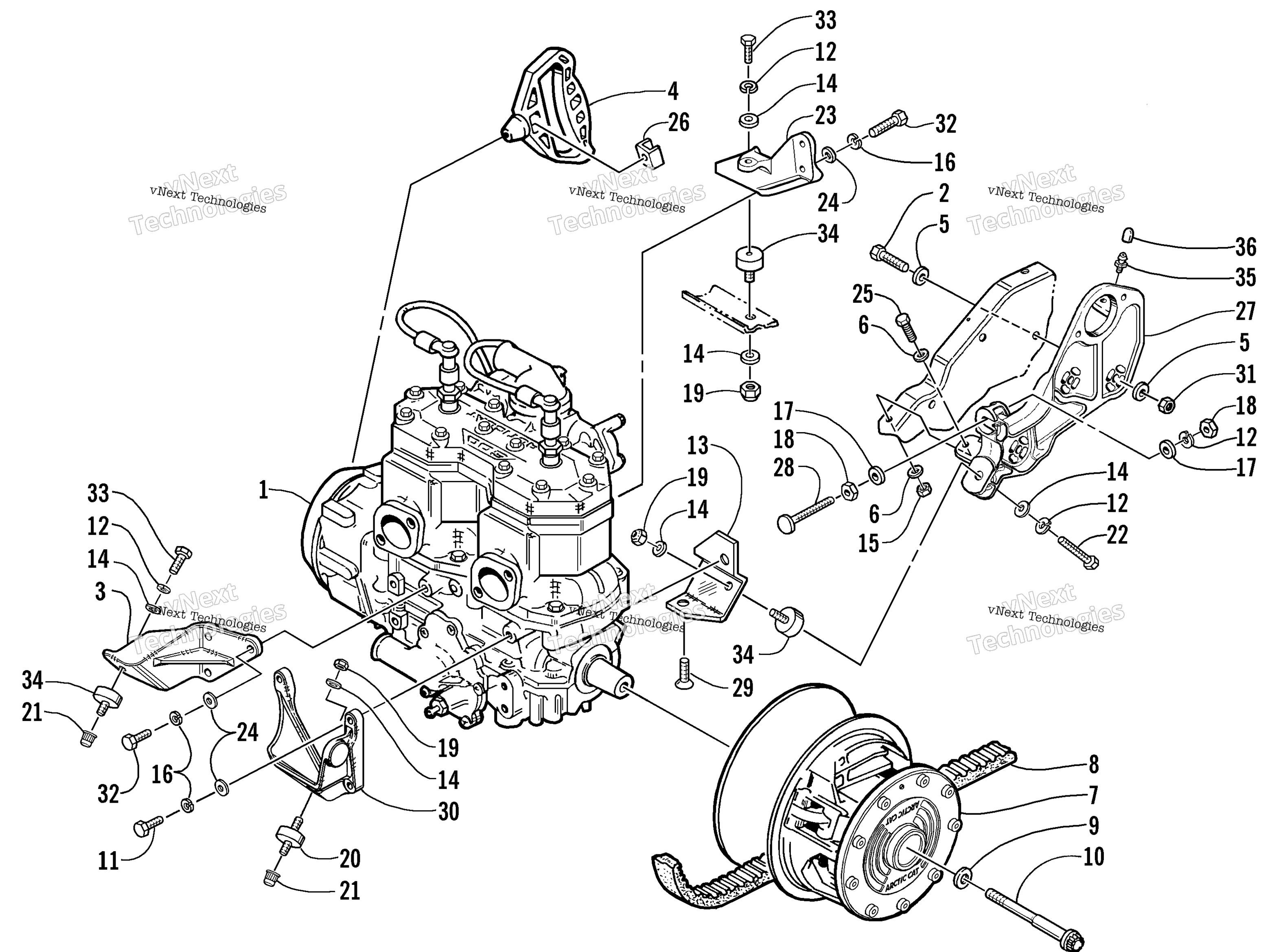 Двигатель And Related Parts