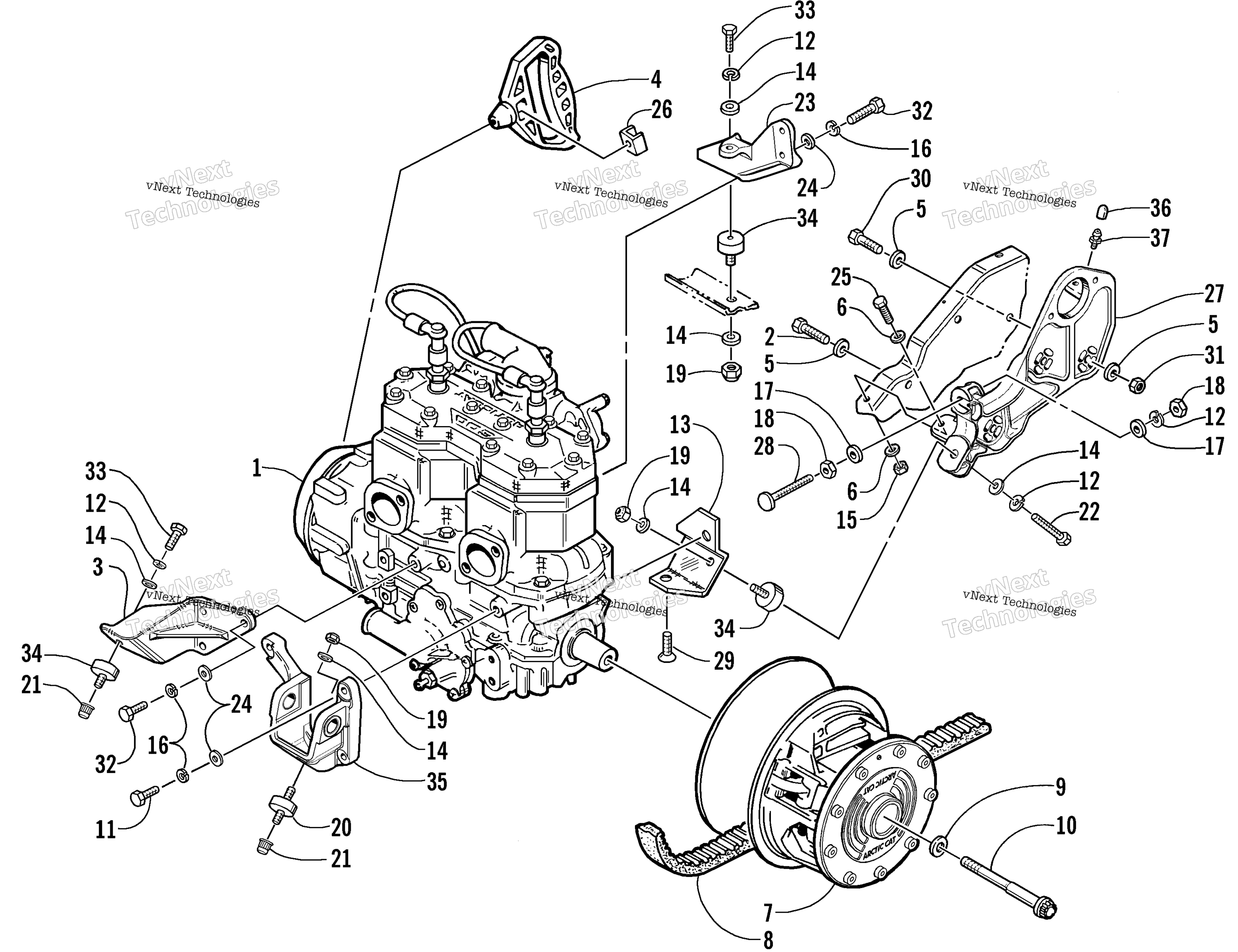 Двигатель And Related Parts