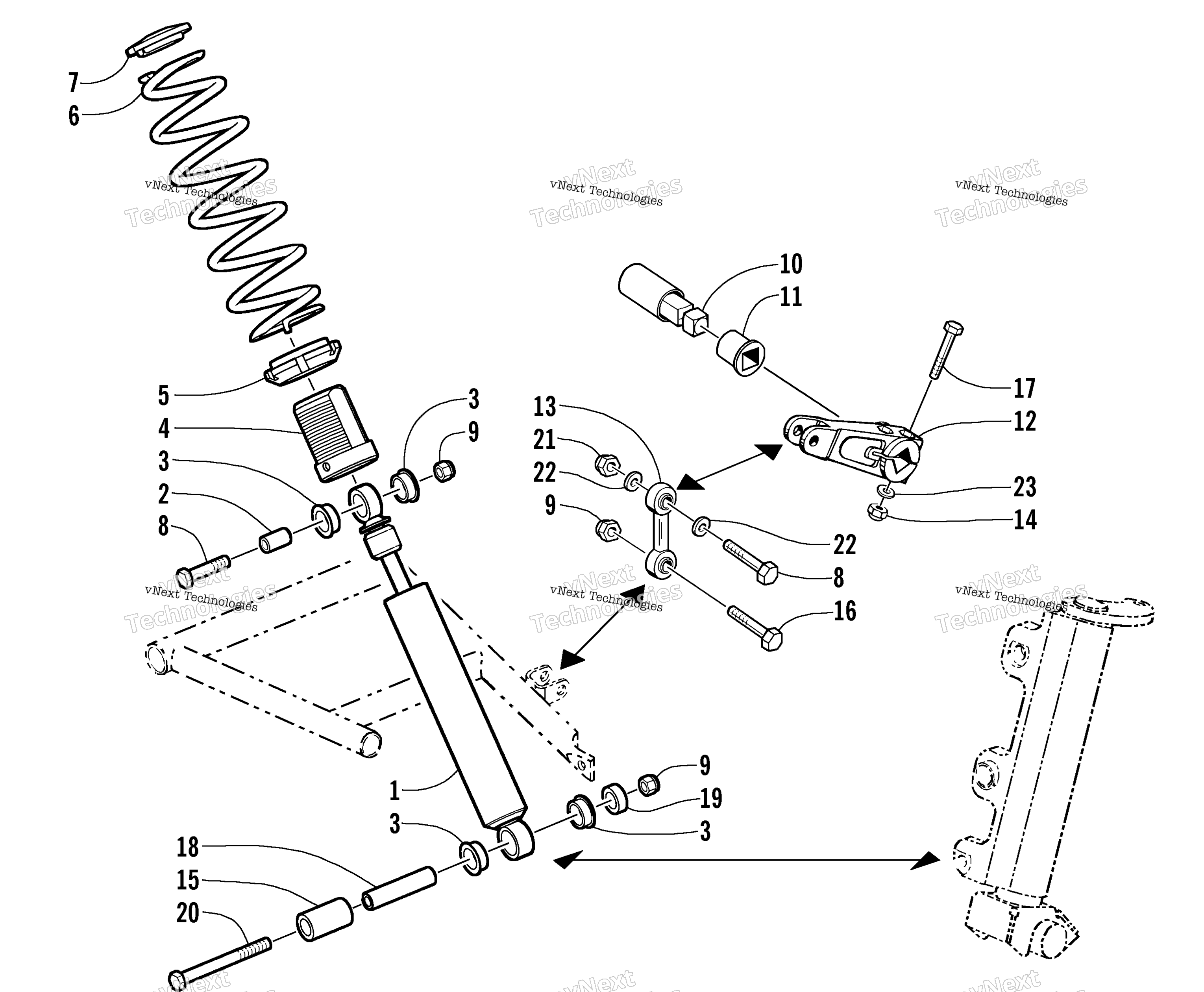Амортизатор Absorber And Sway Bar Assembly