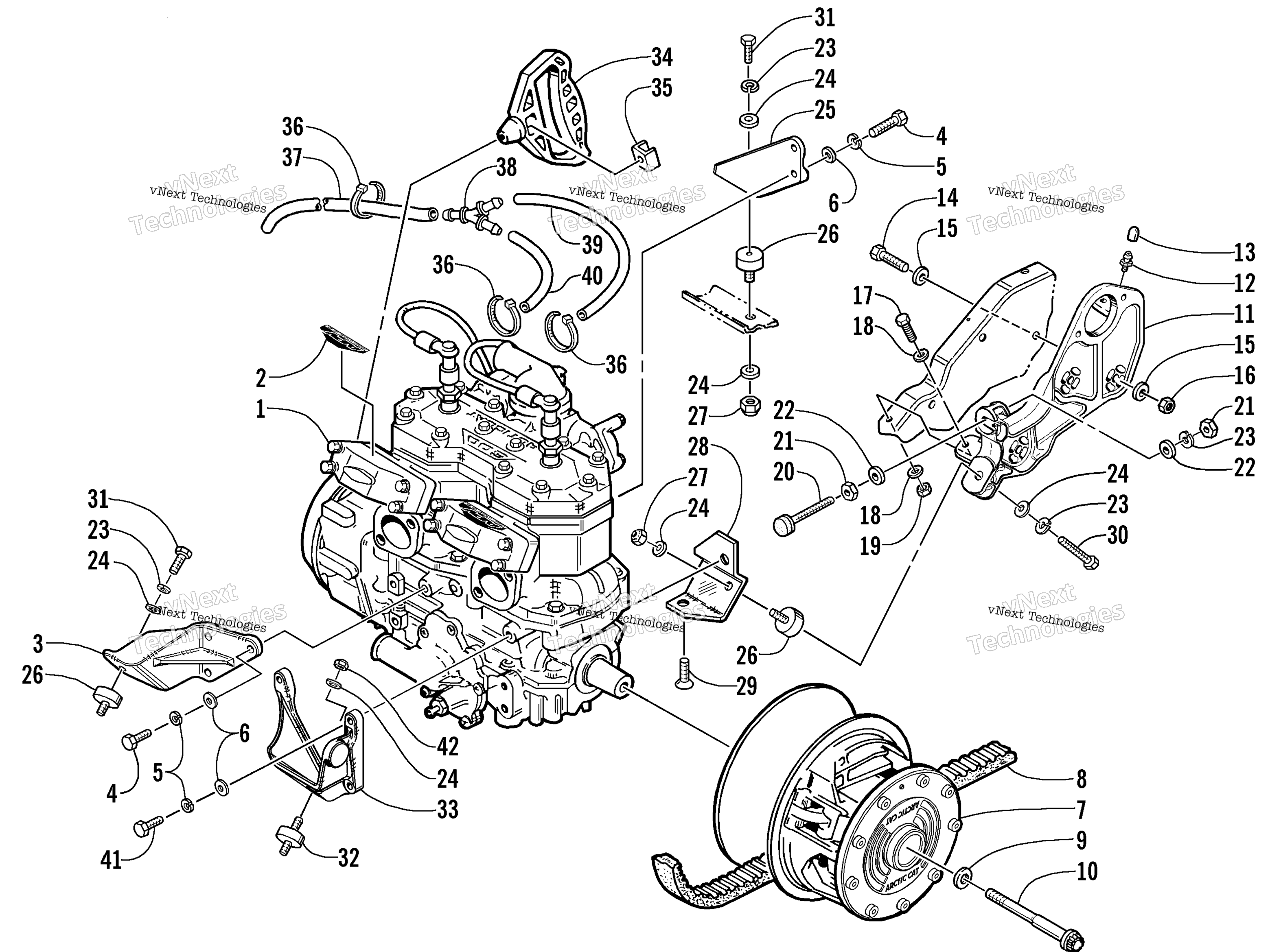 Двигатель And Related Parts