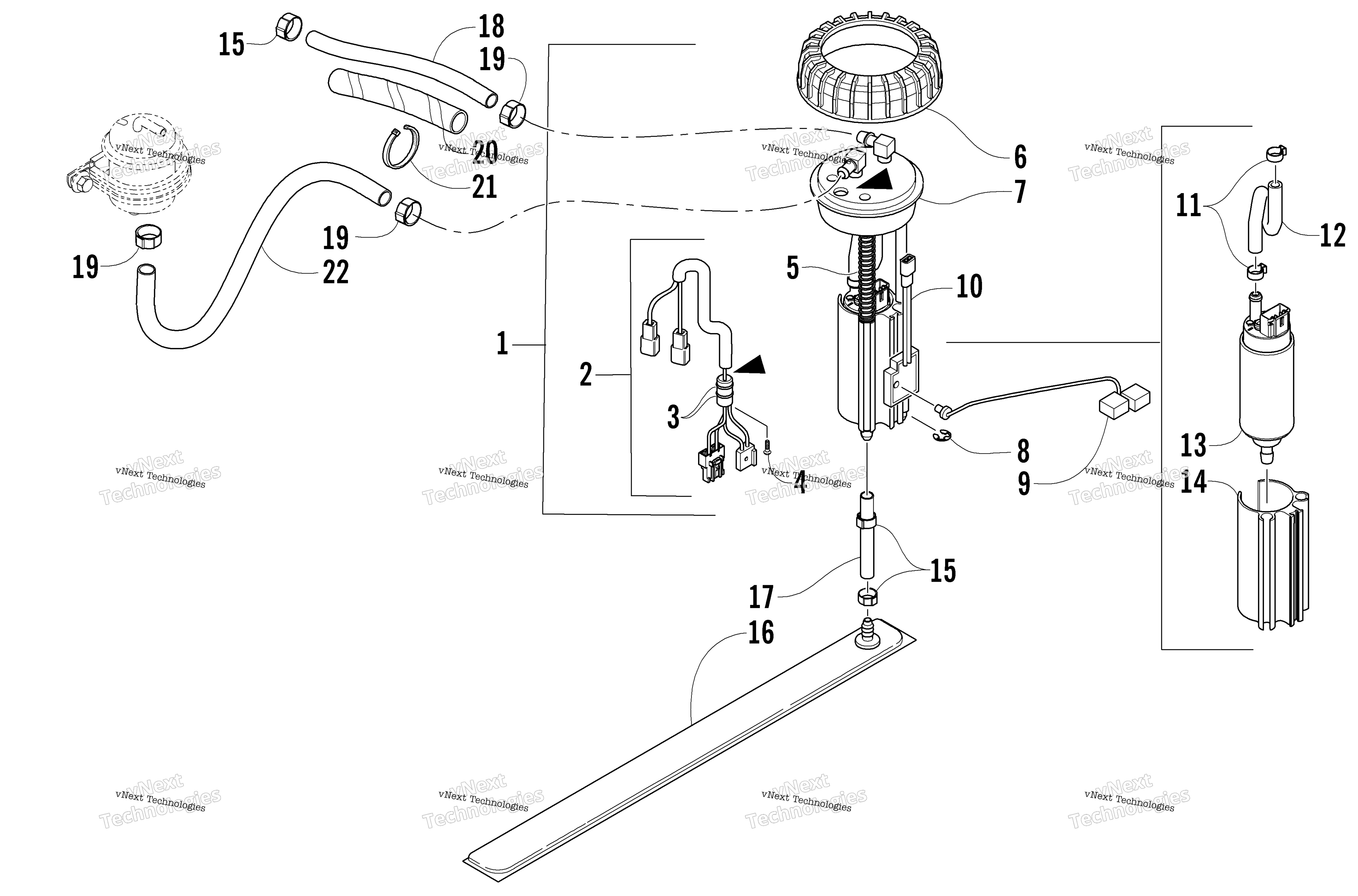 Топливная система Pump Assembly