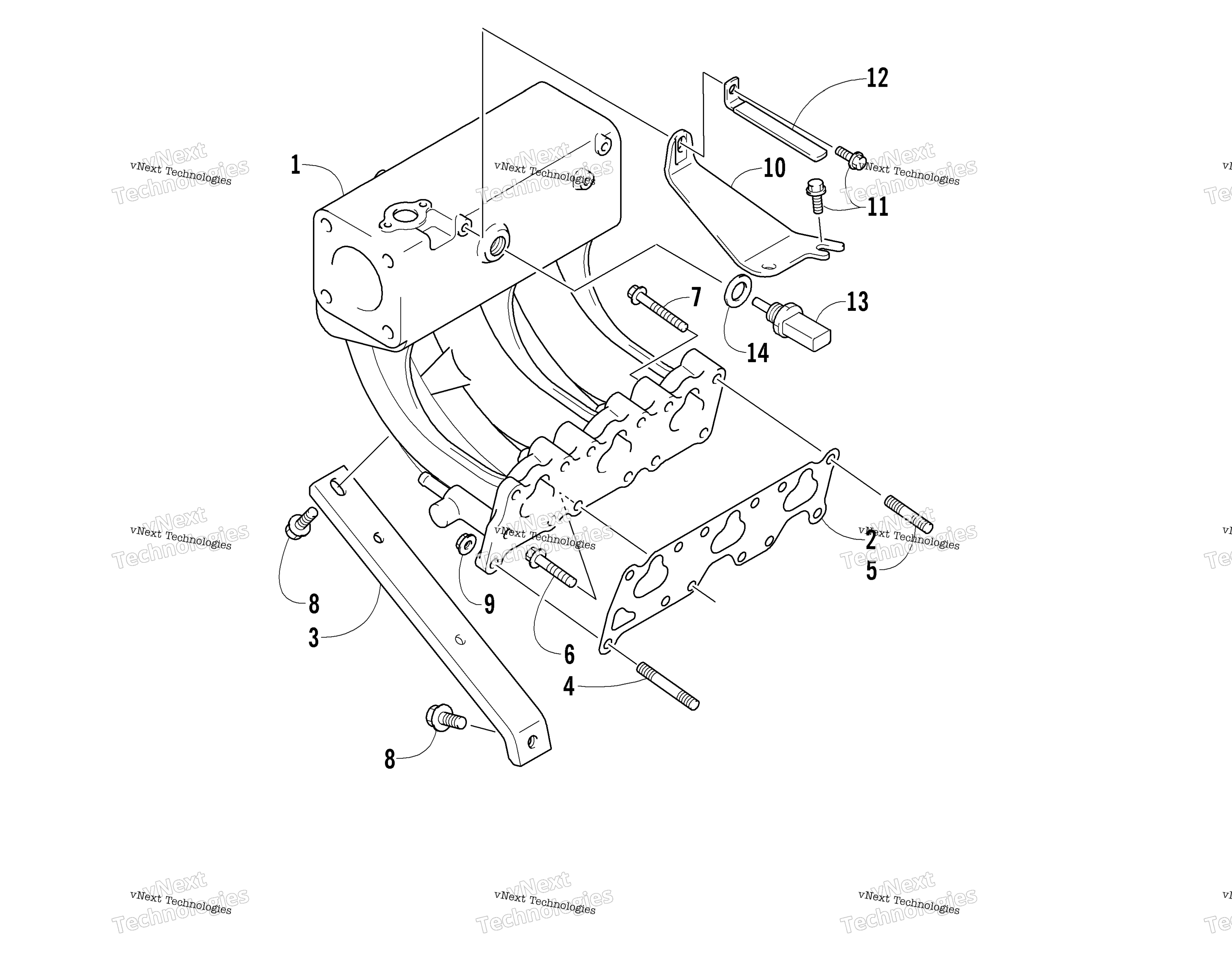 Впускная система Manifold Assembly