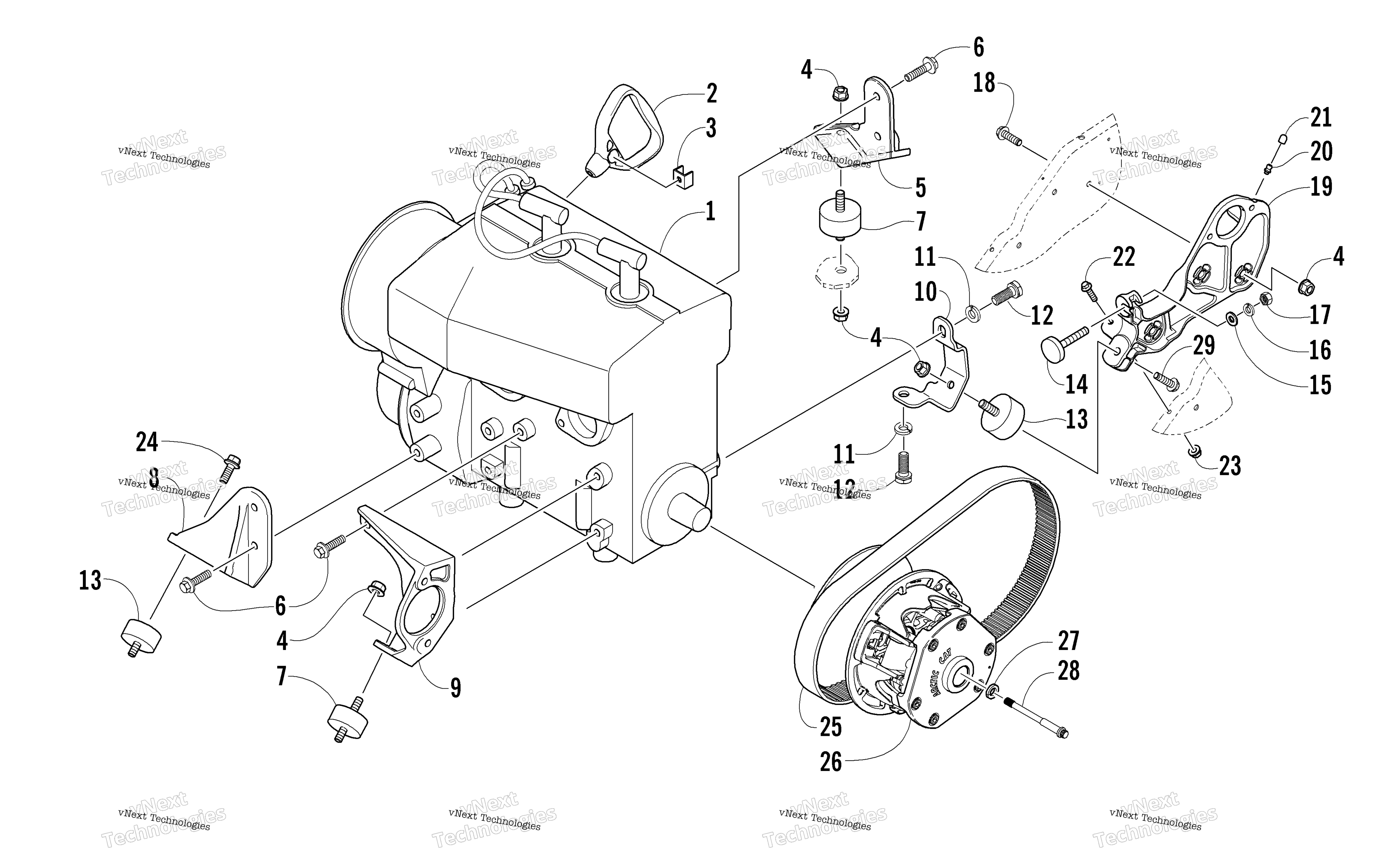 Двигатель And Related Parts
