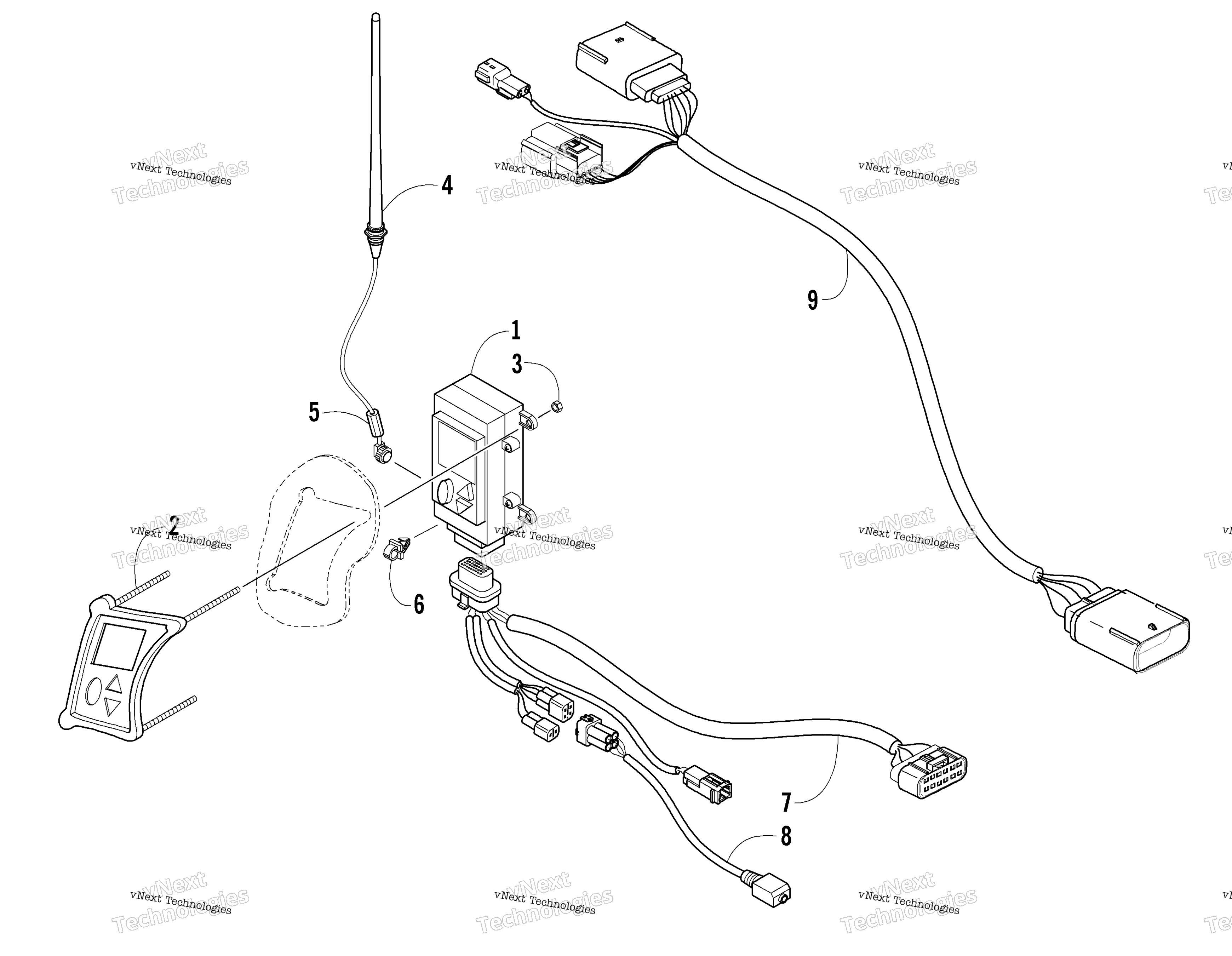 Radio и Wiring Assemblies