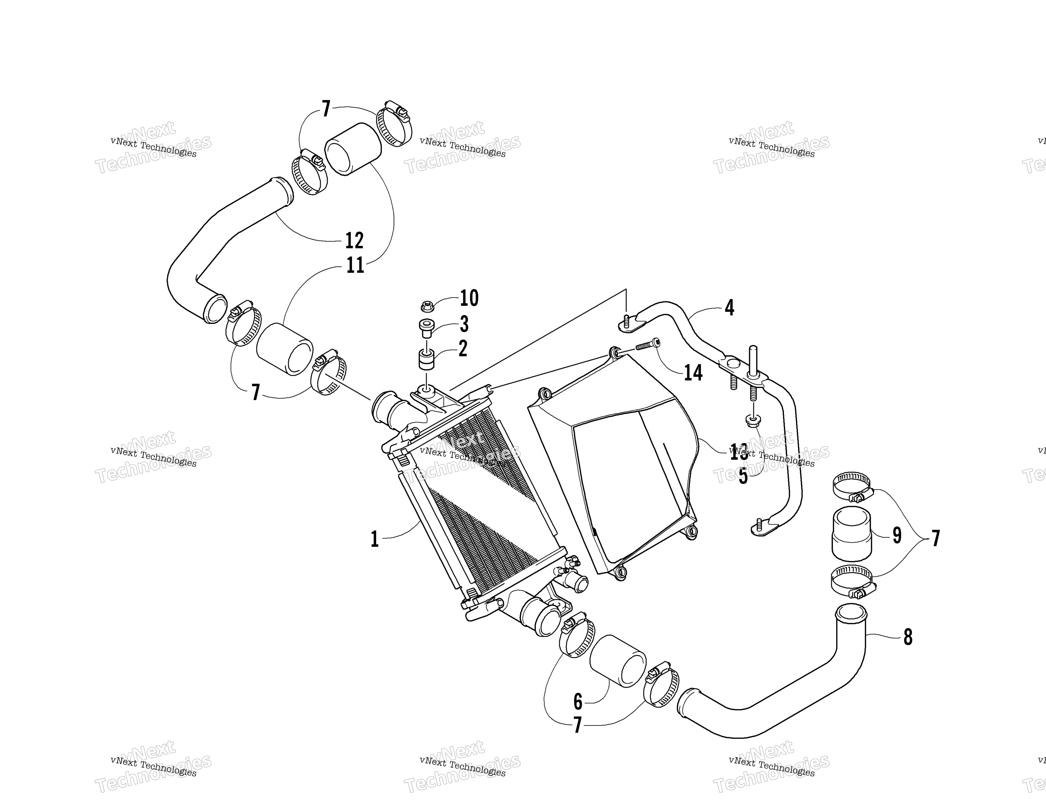 Intercooler узел