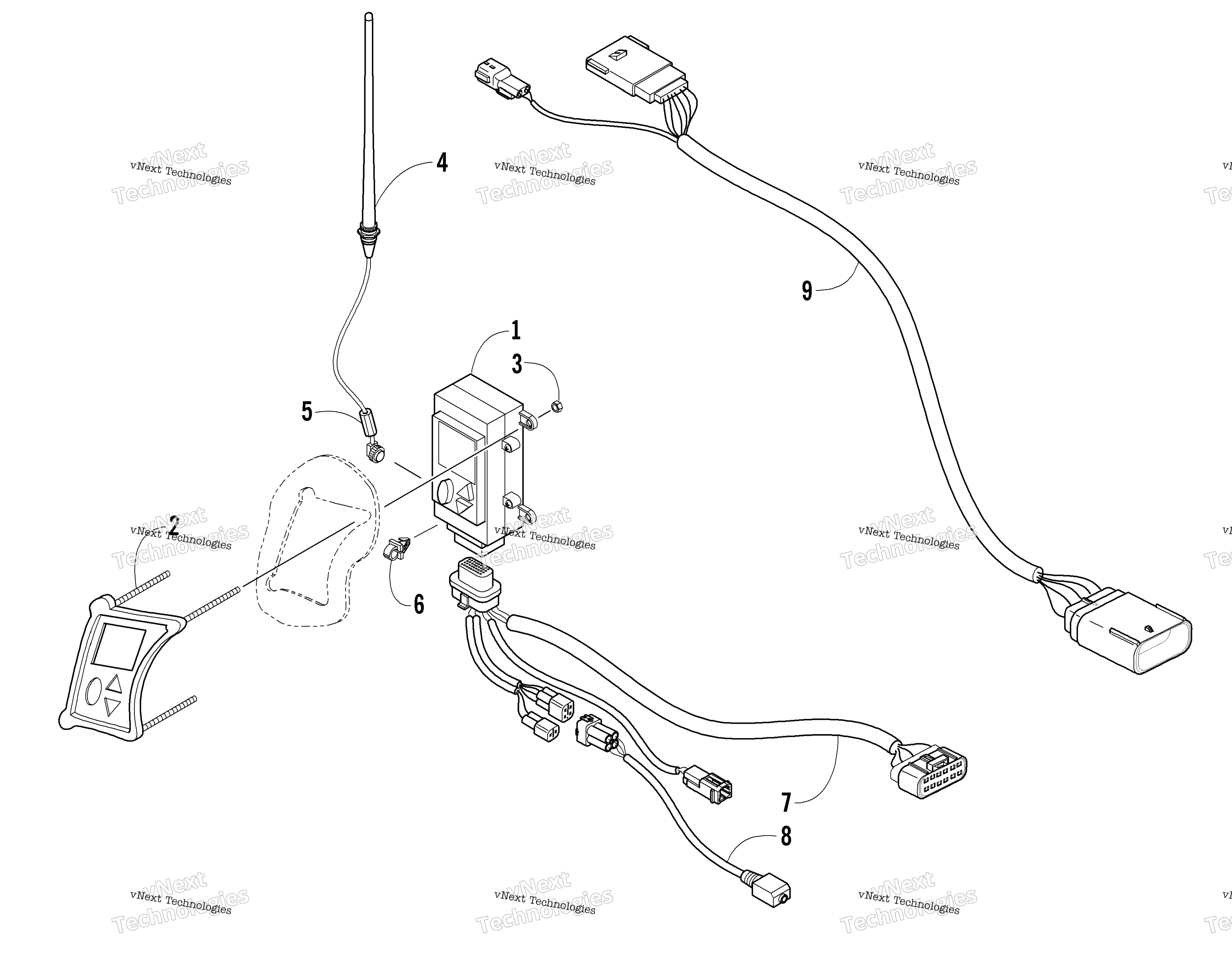 Radio и Wiring Assemblies