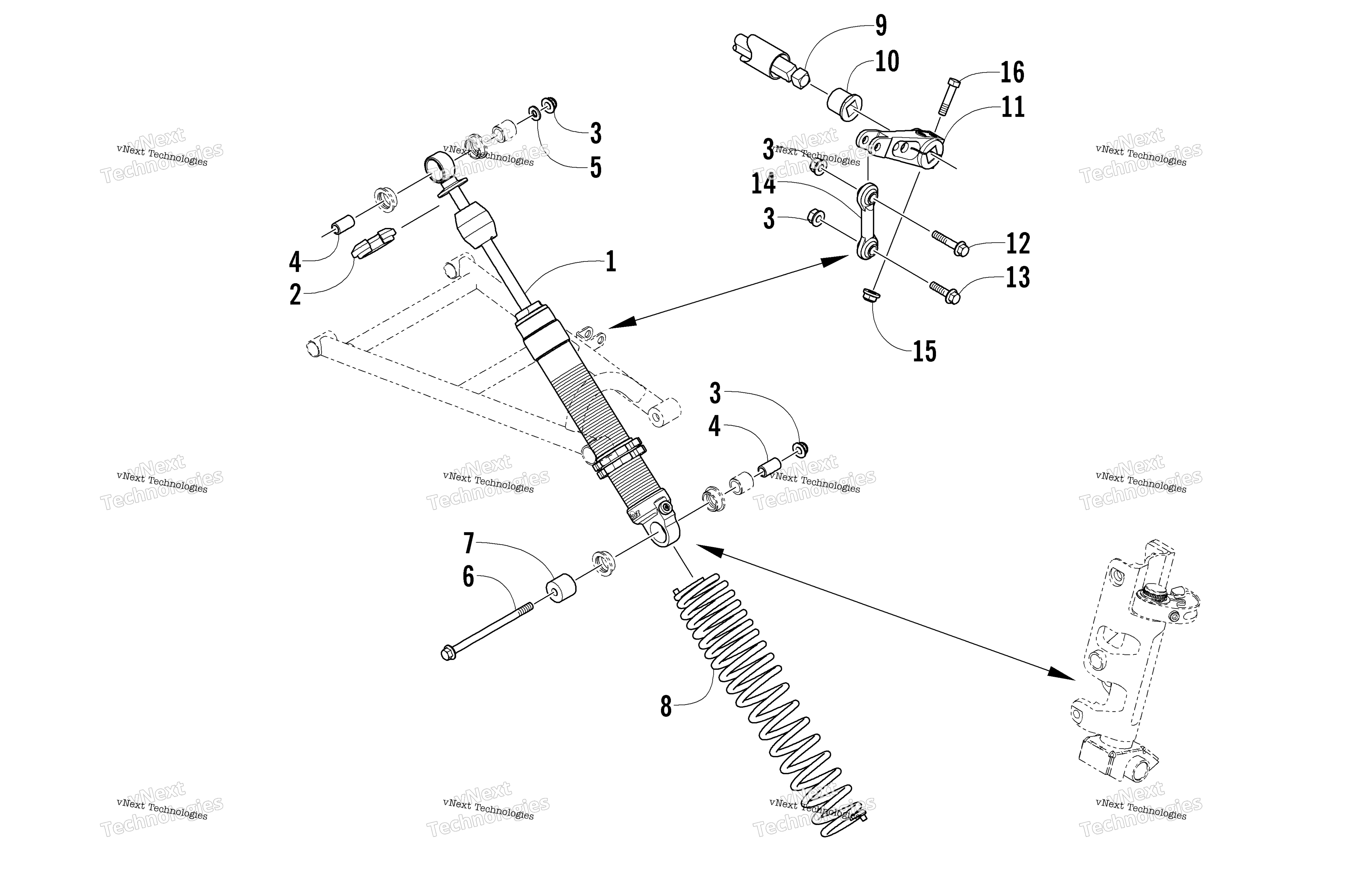 Амортизатор Absorber And Sway Bar Assembly