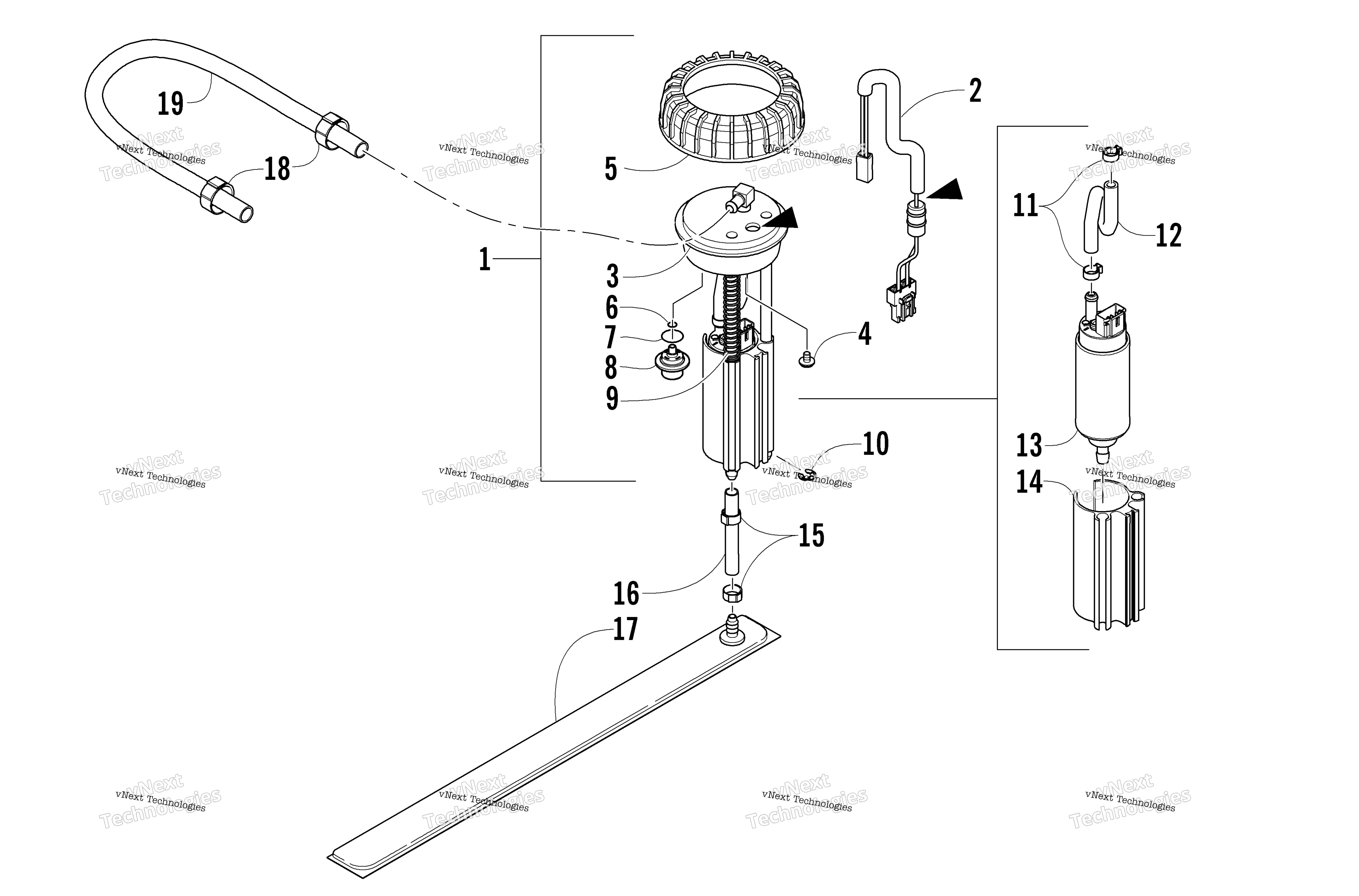 Топливная система Pump Assembly