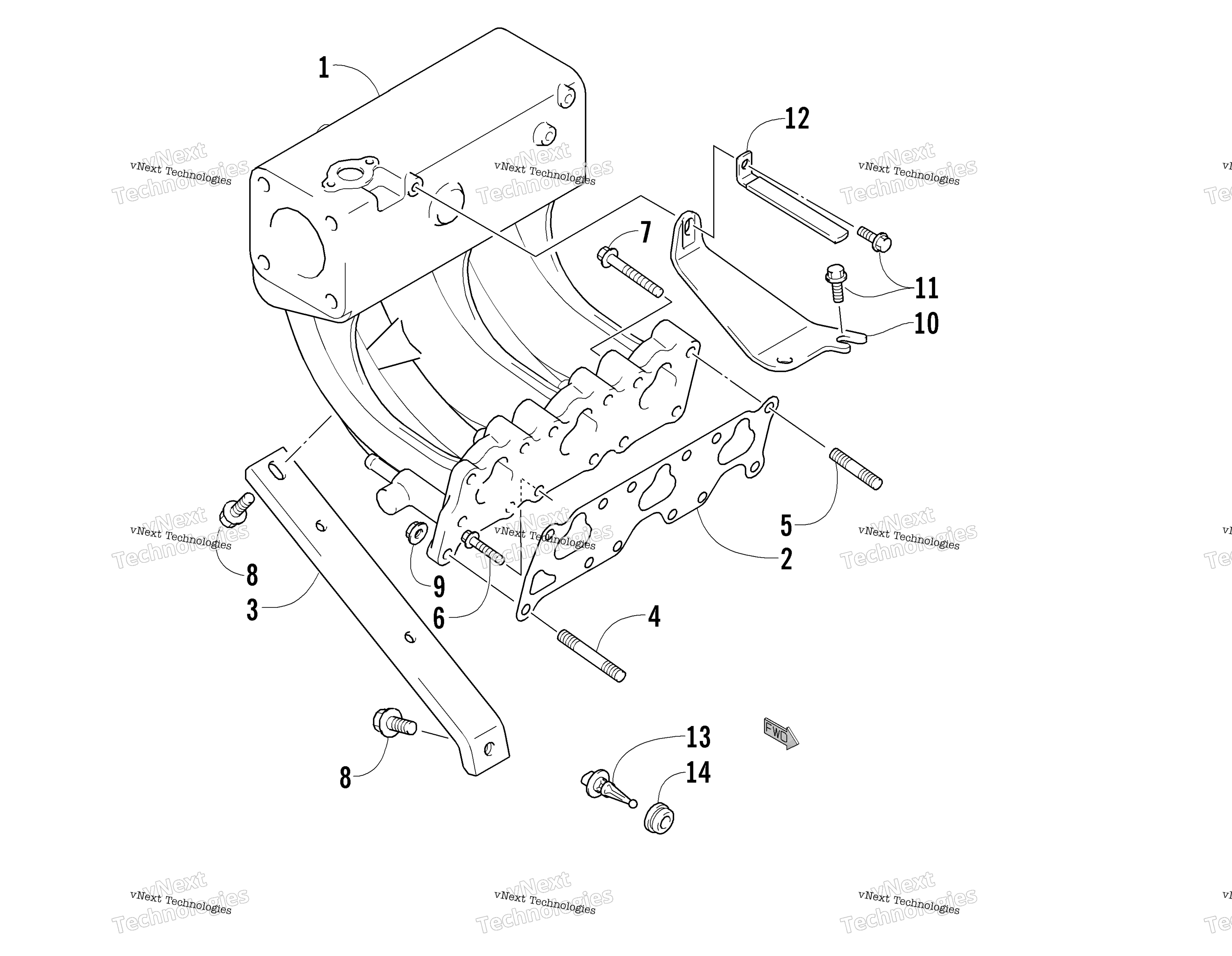 Впускная система Manifold Assembly